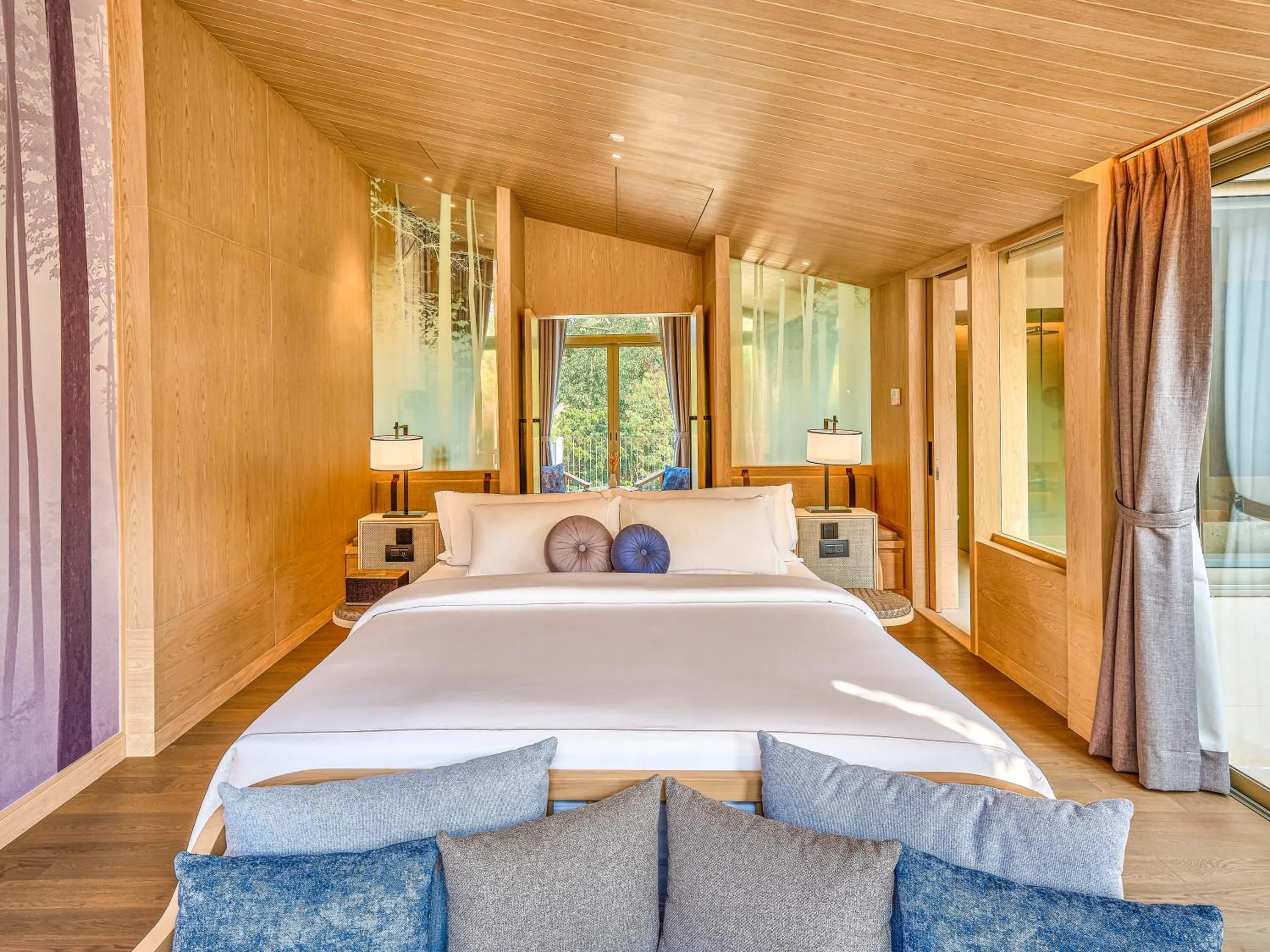 Bed in Hotel MYS Khao Yai