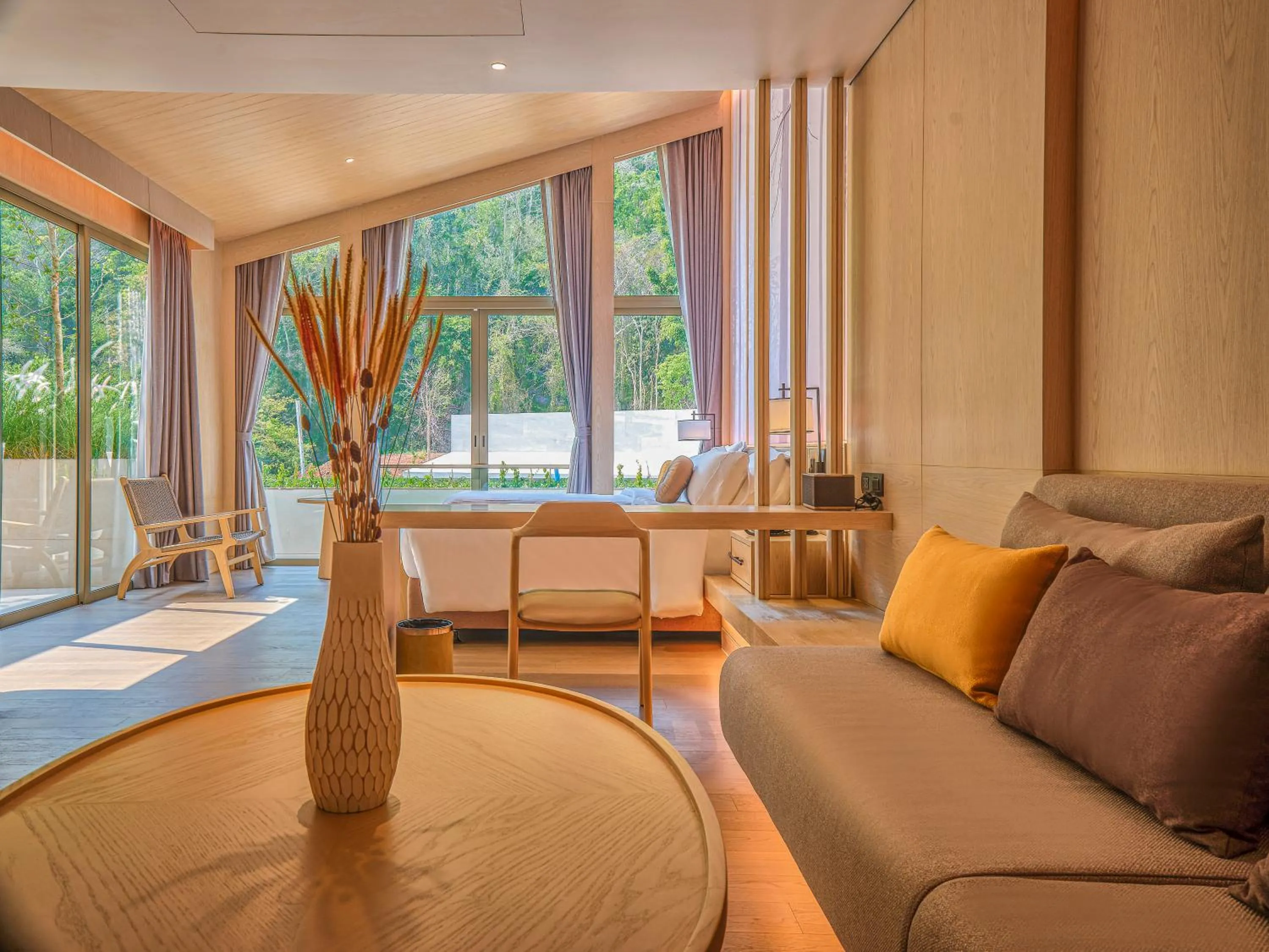 Living room in Hotel MYS Khao Yai