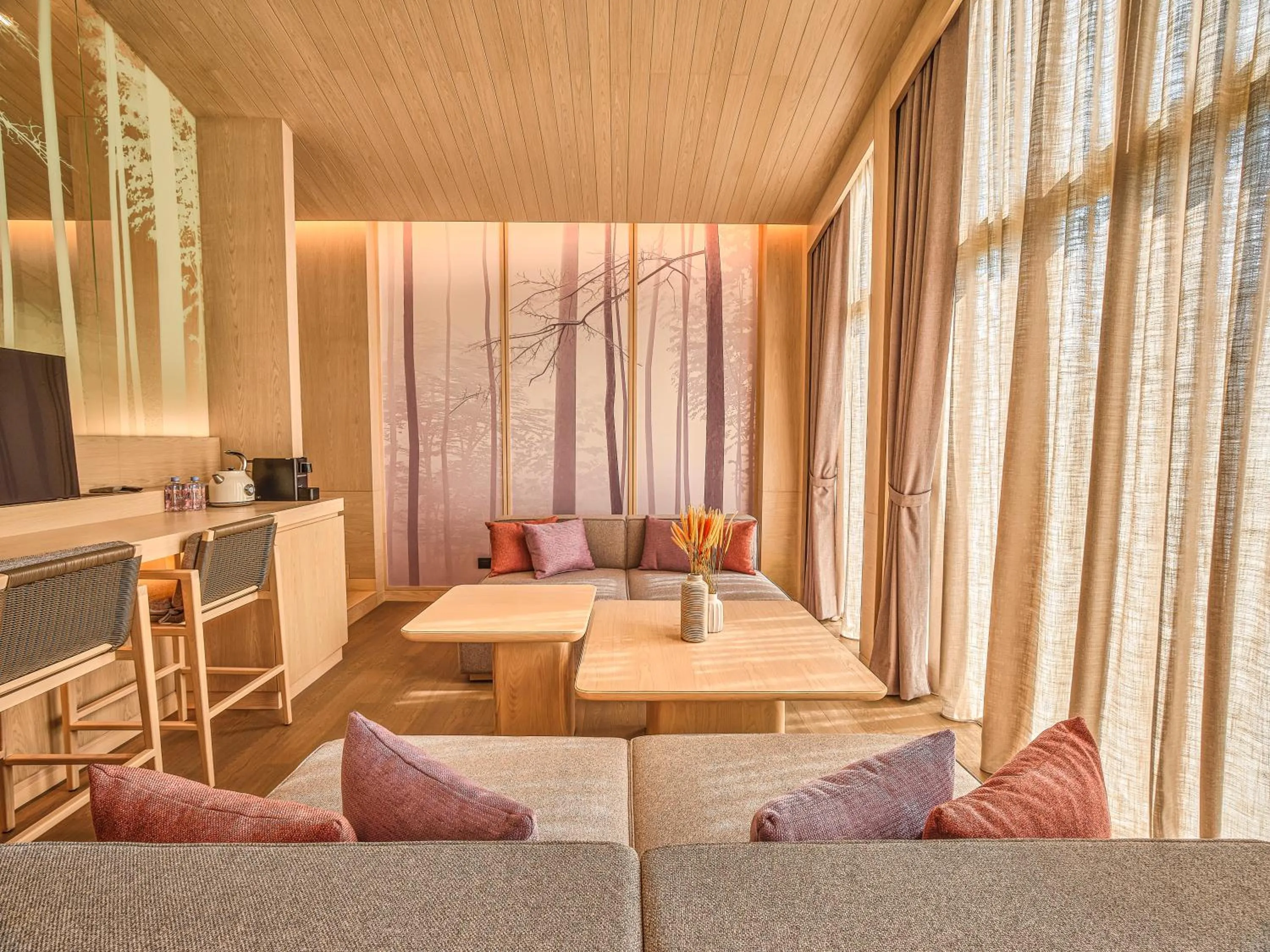 Living room in Hotel MYS Khao Yai