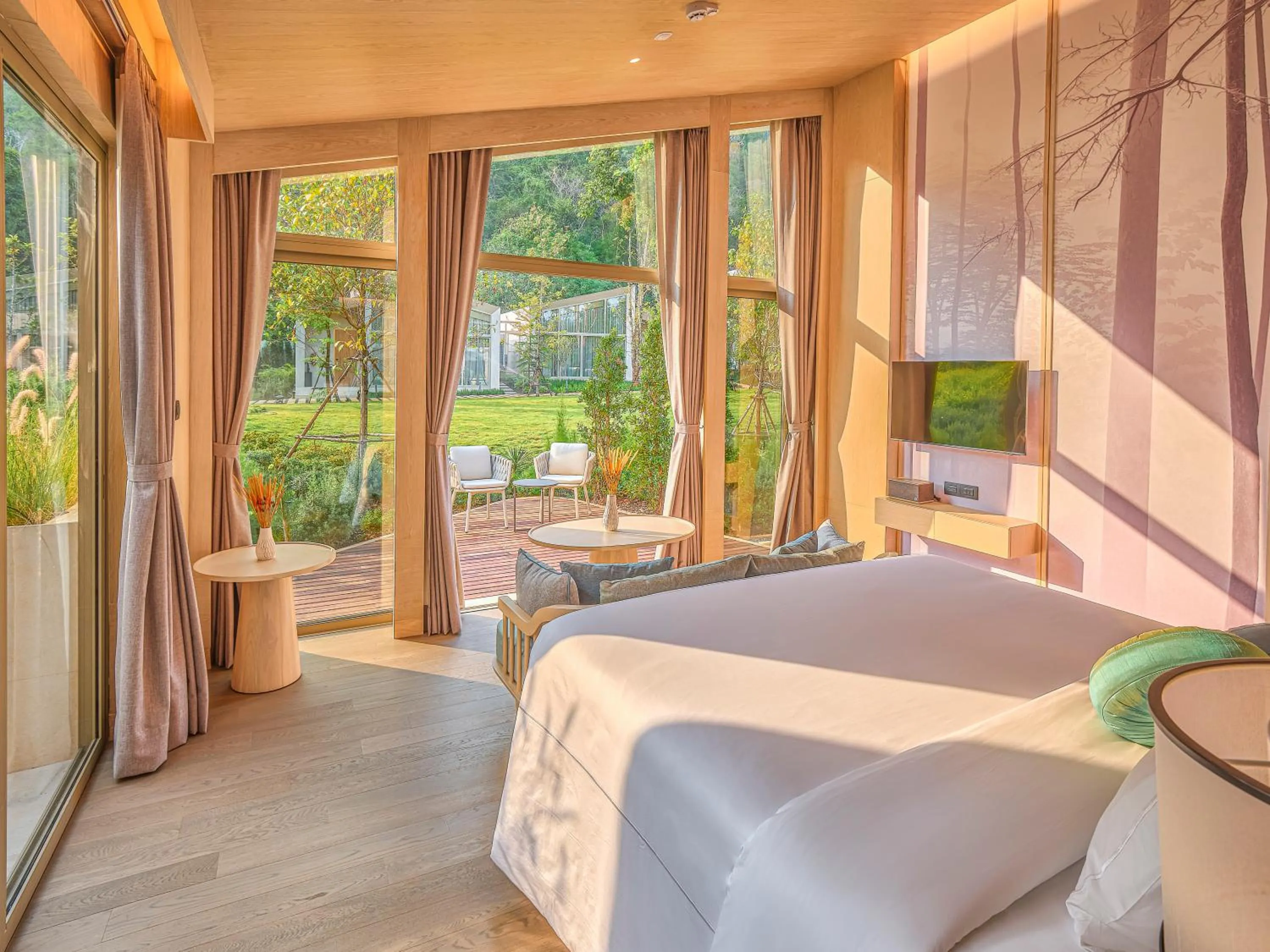 Bed in Hotel MYS Khao Yai