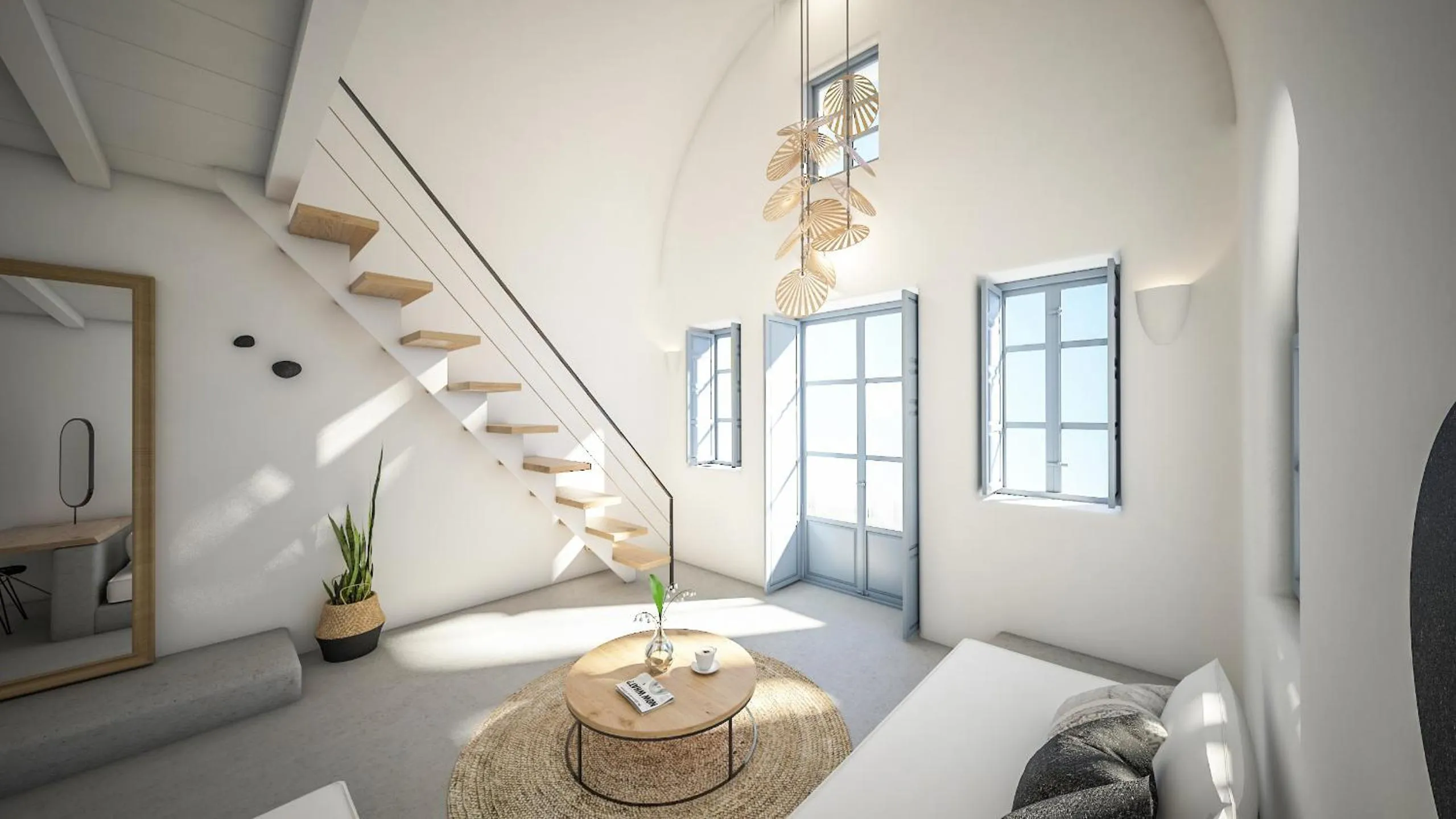 Living room in Finikia Memories Hotel