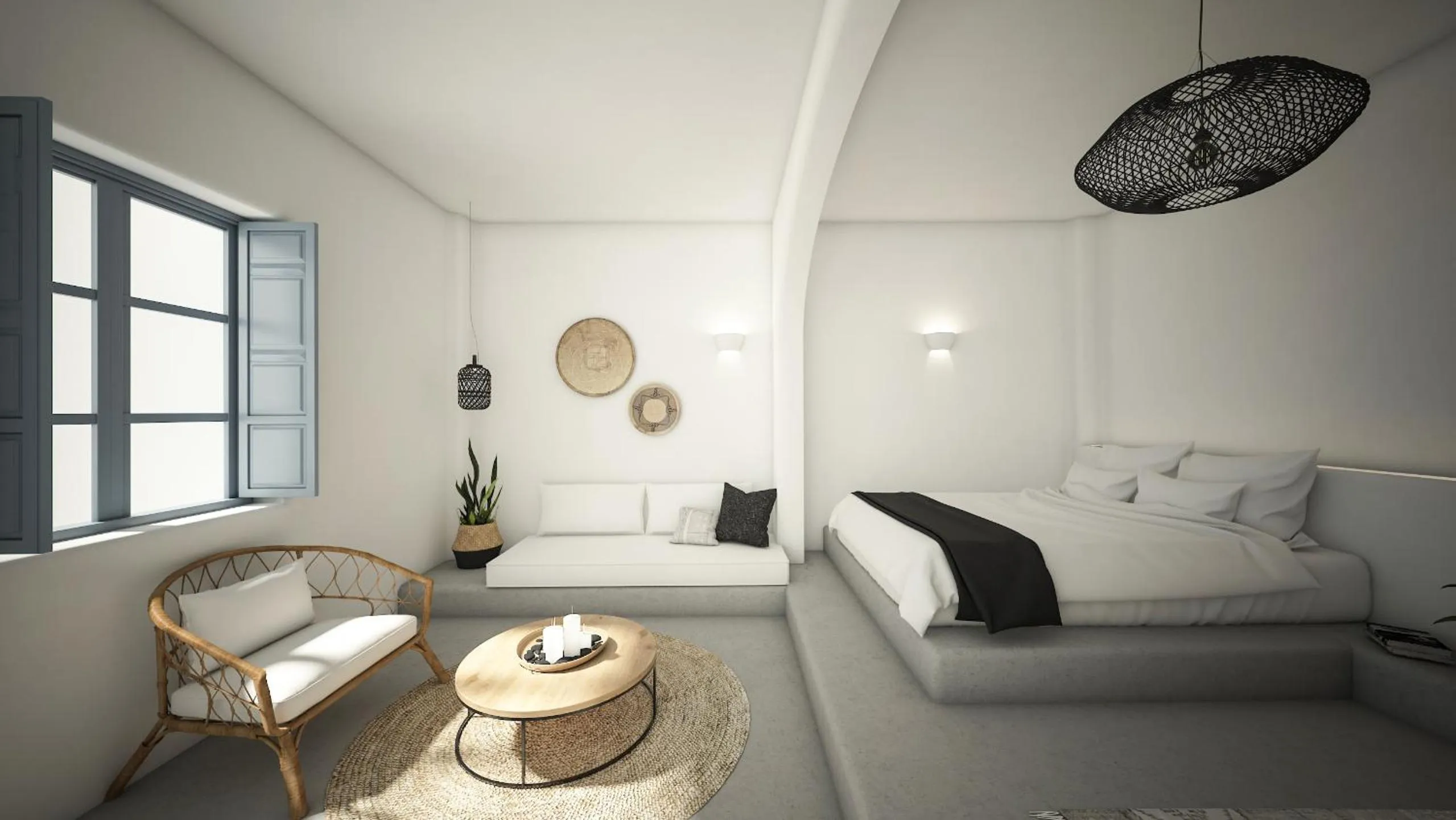 Living room in Finikia Memories Hotel