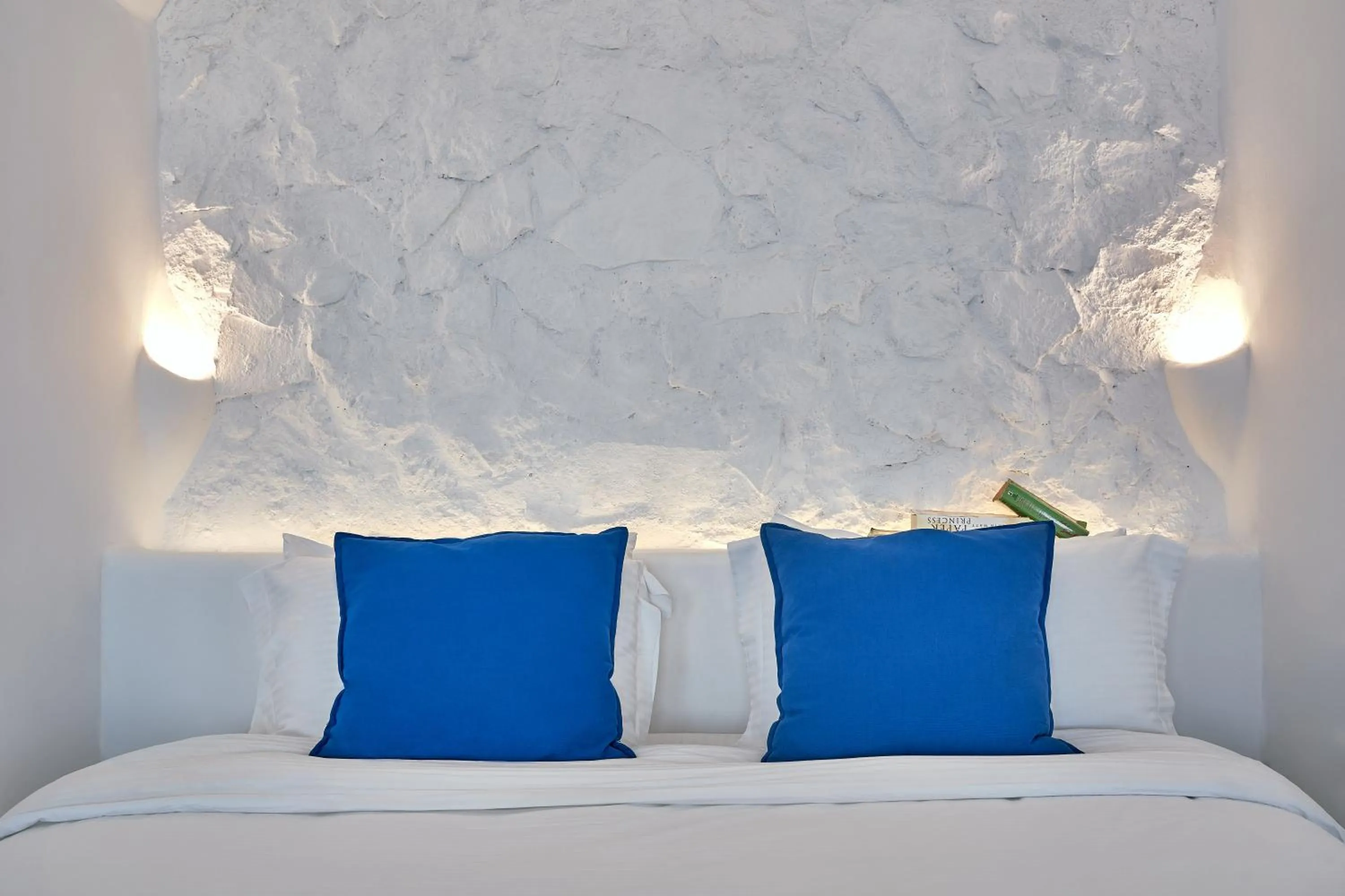 Bed in Finikia Memories Hotel