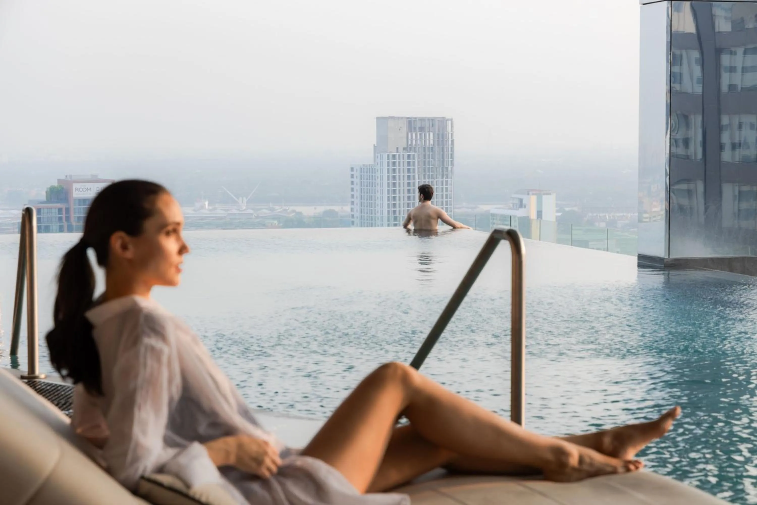 Swimming pool in InterContinental Bangkok Sukhumvit by IHG