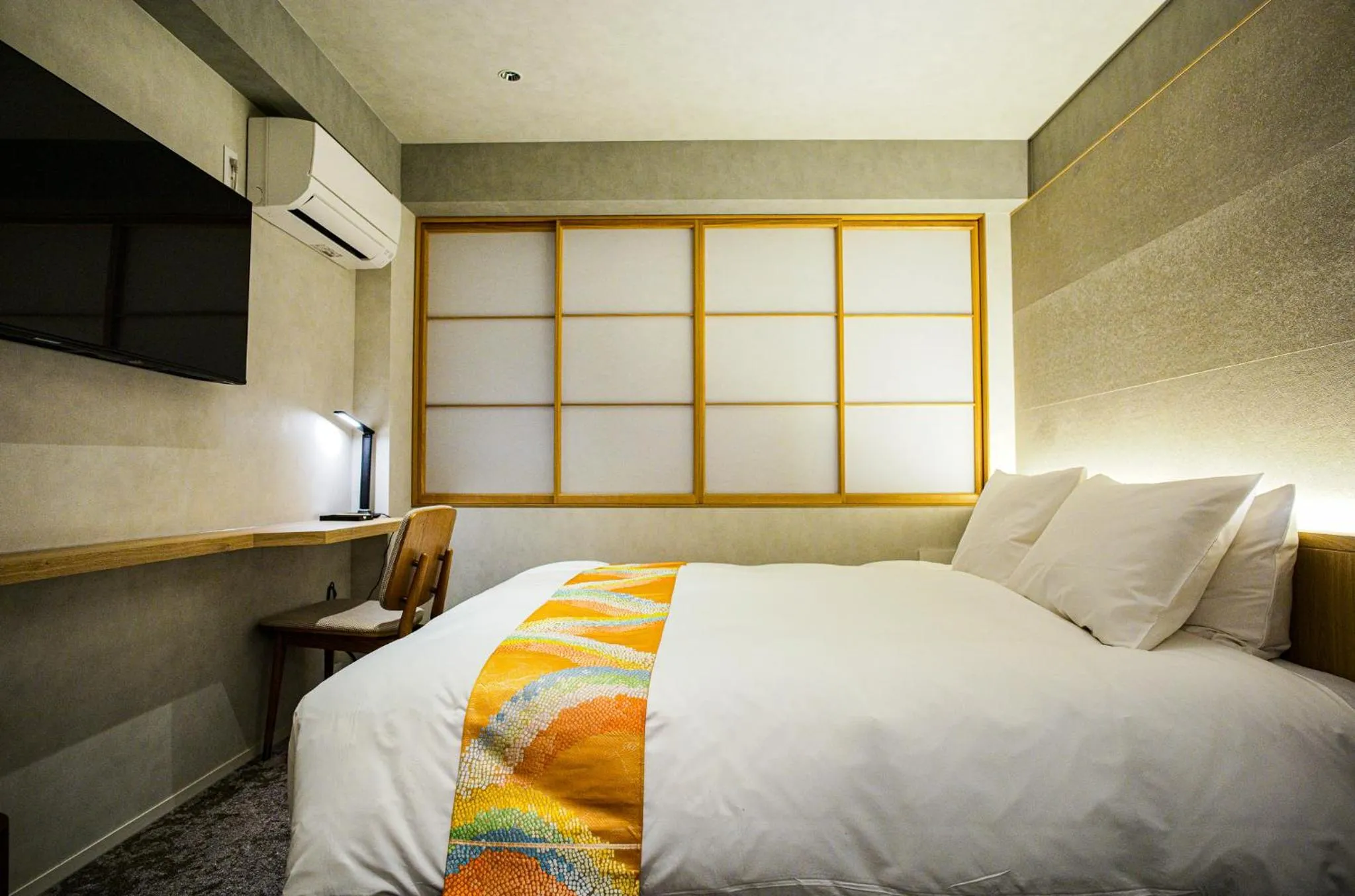 Bed in Miru Kyoto Gion
