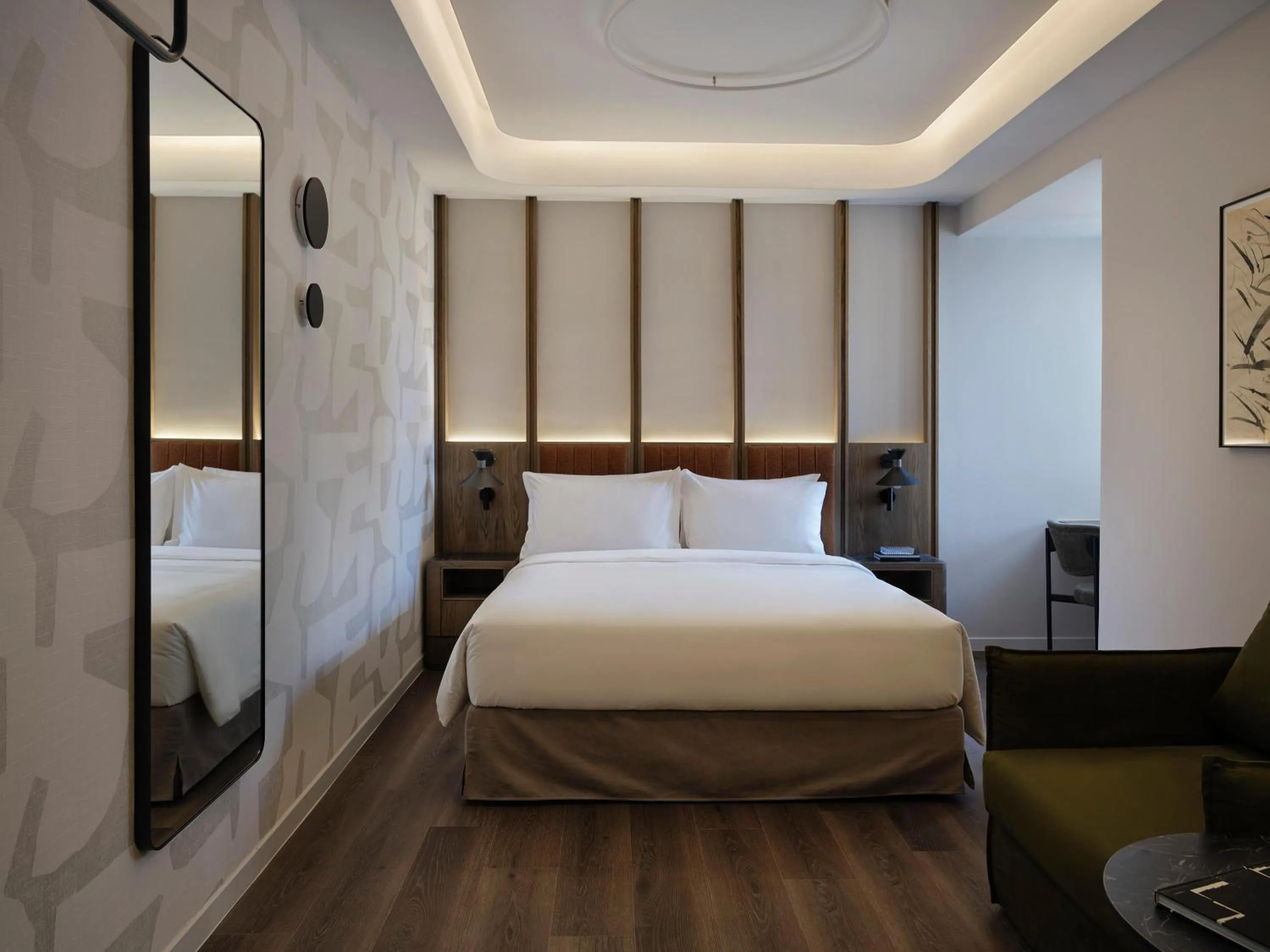 Photo of the whole room, Bed in Electra Rhythm Athens