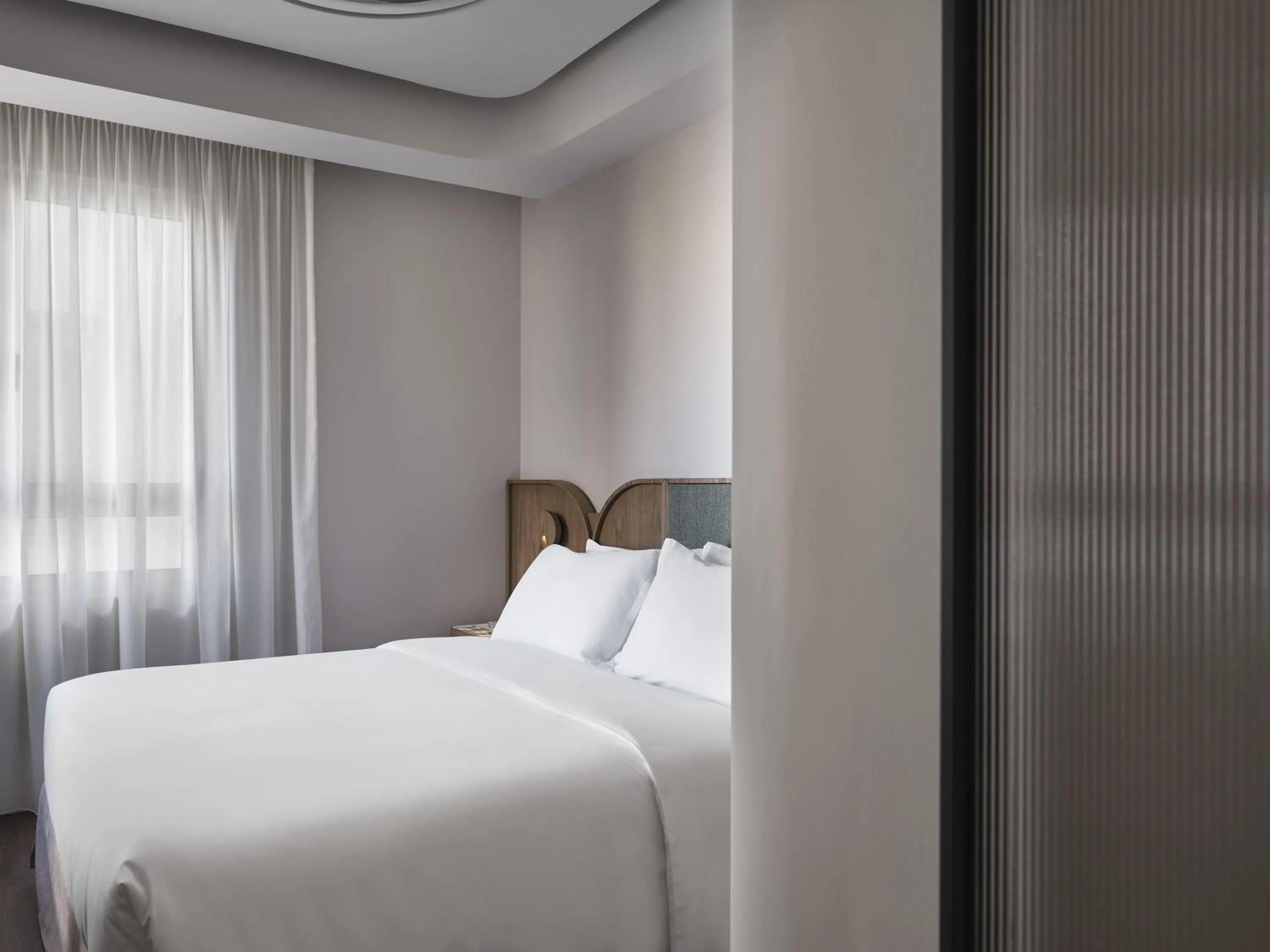 Photo of the whole room, Bed in Electra Rhythm Athens