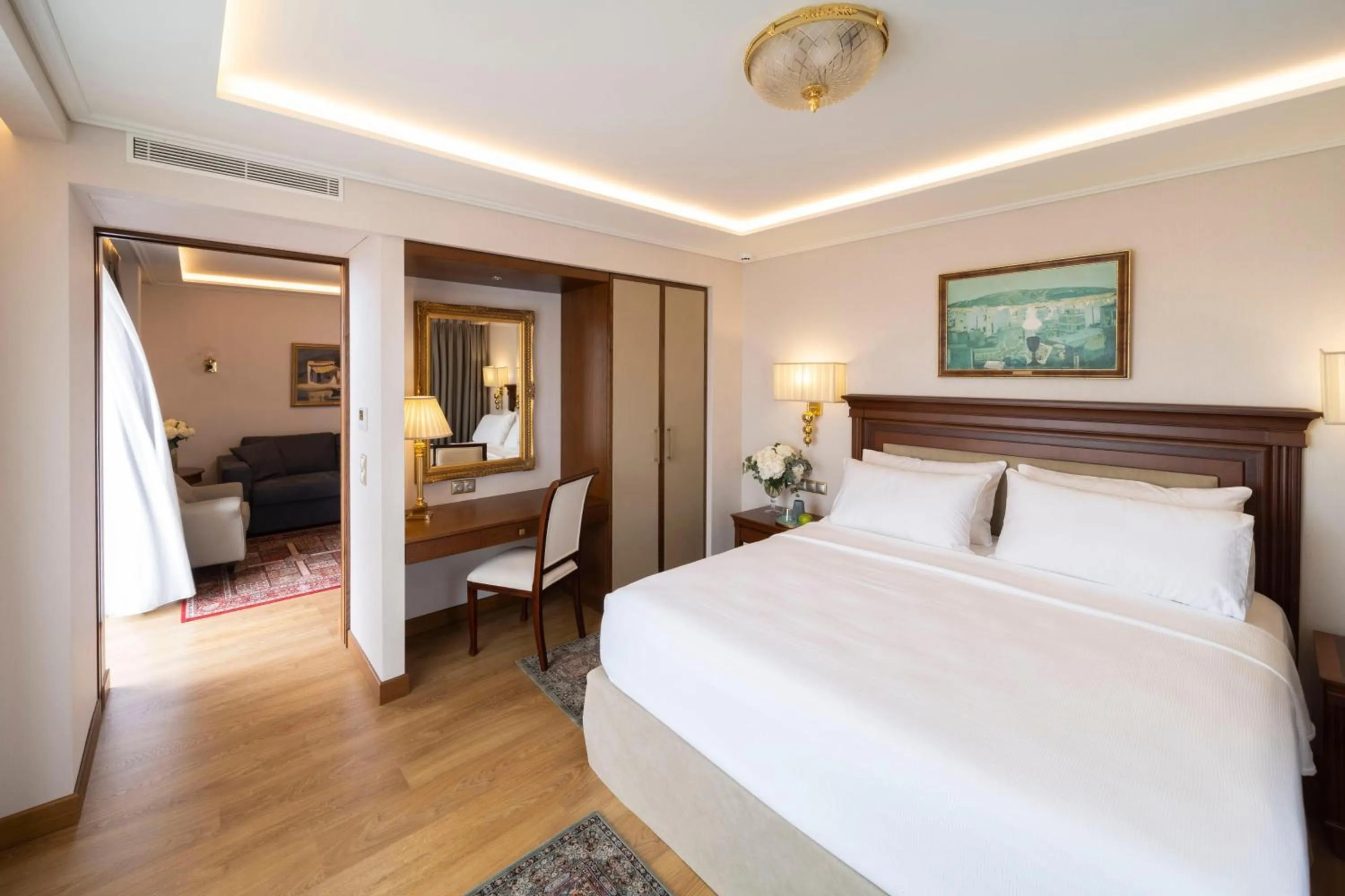 Photo of the whole room, Bed in Electra Palace Athens