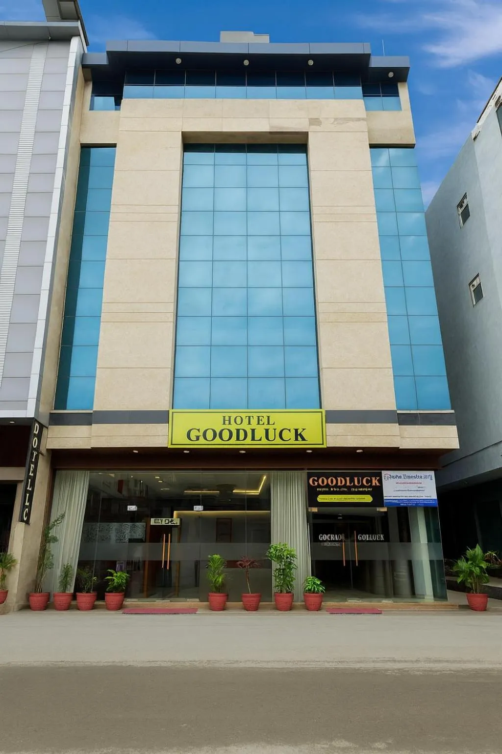 Property building in Hotel Good Luck by JMD Group