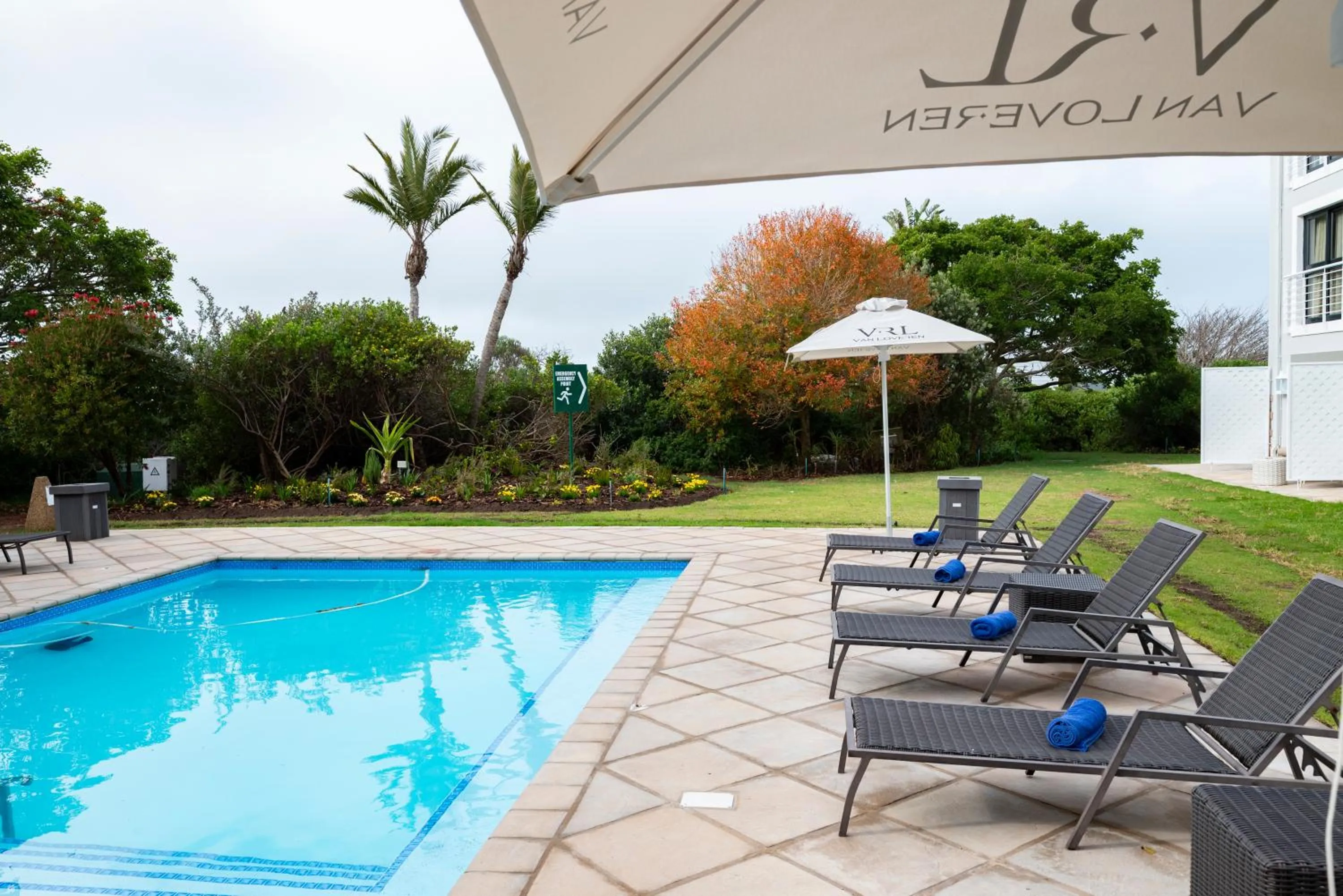 Patio in Garden Route Hotel