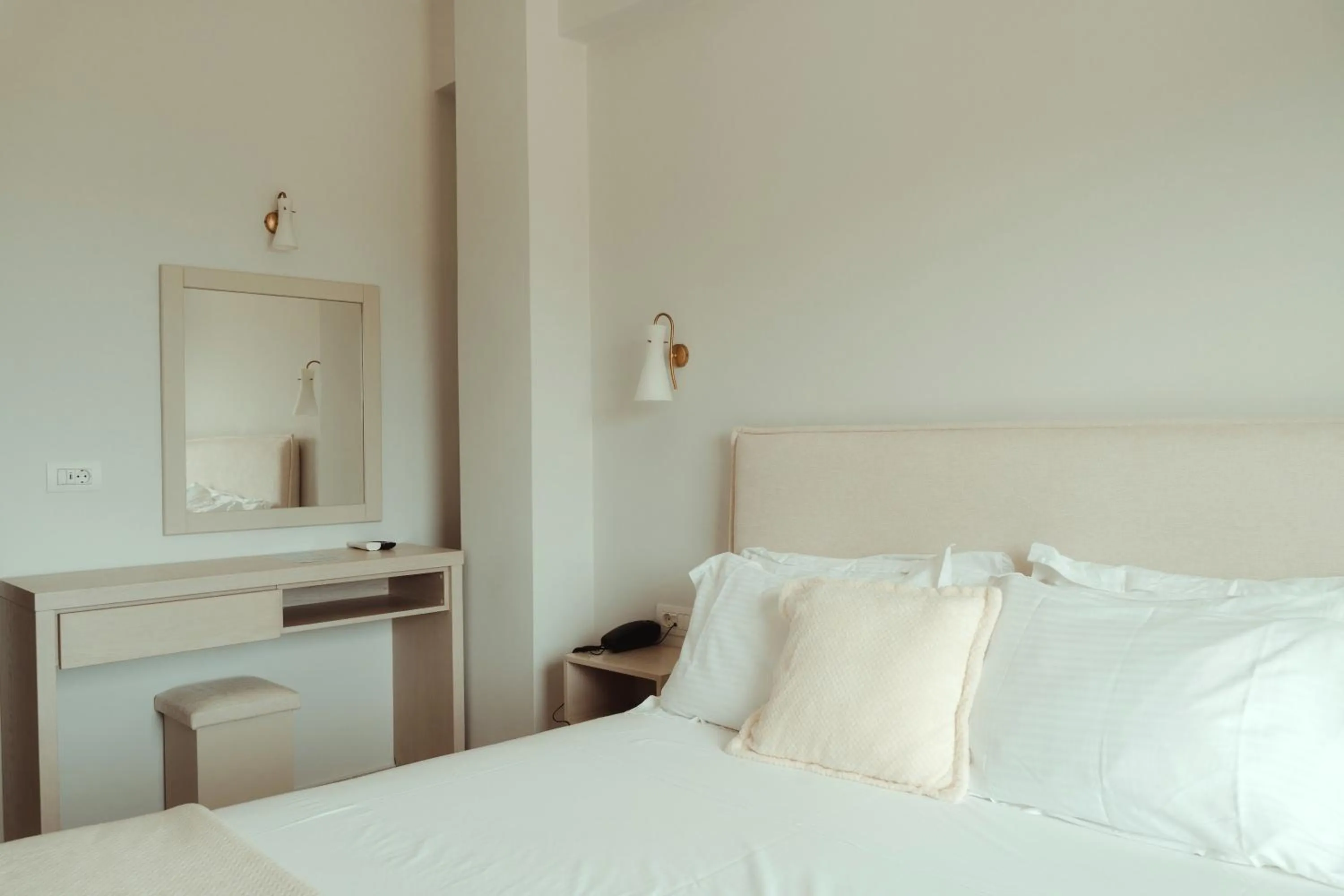 Bed in Limanaki Hotel