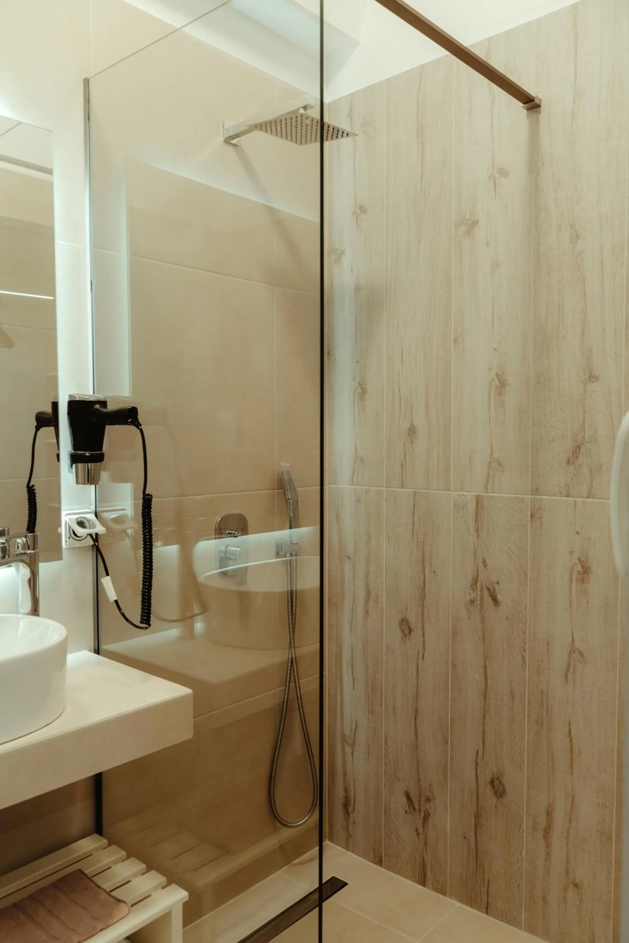 Shower in Limanaki Hotel