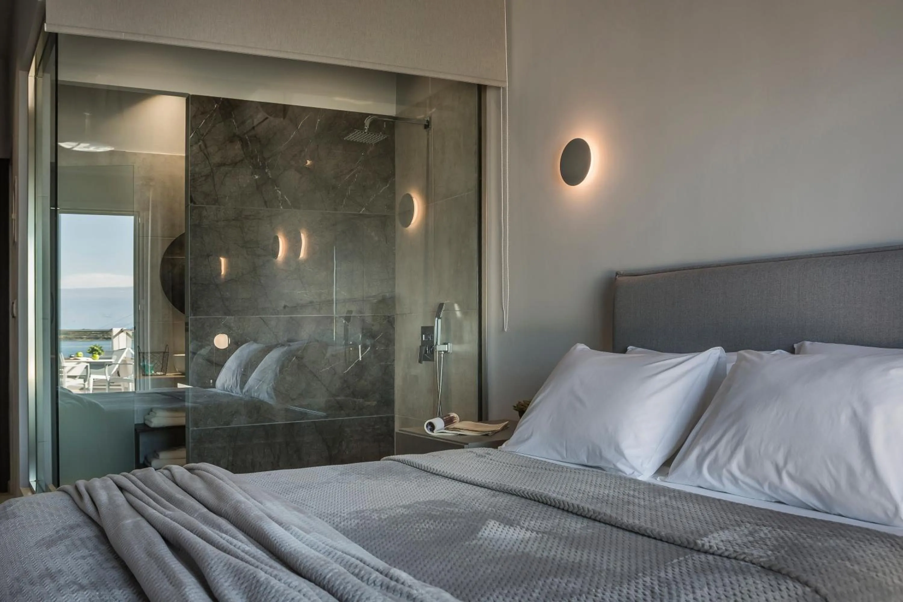 Bed in Limanaki Hotel