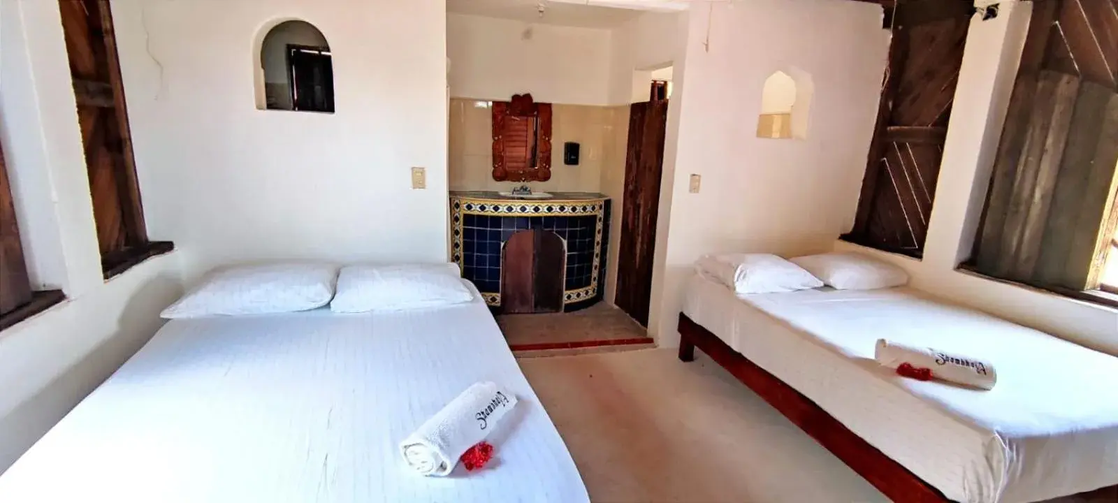 Standard Twin Room with Sea View in Shambhala Visión Standard Twin Room with Sea View in Shambhala Visión