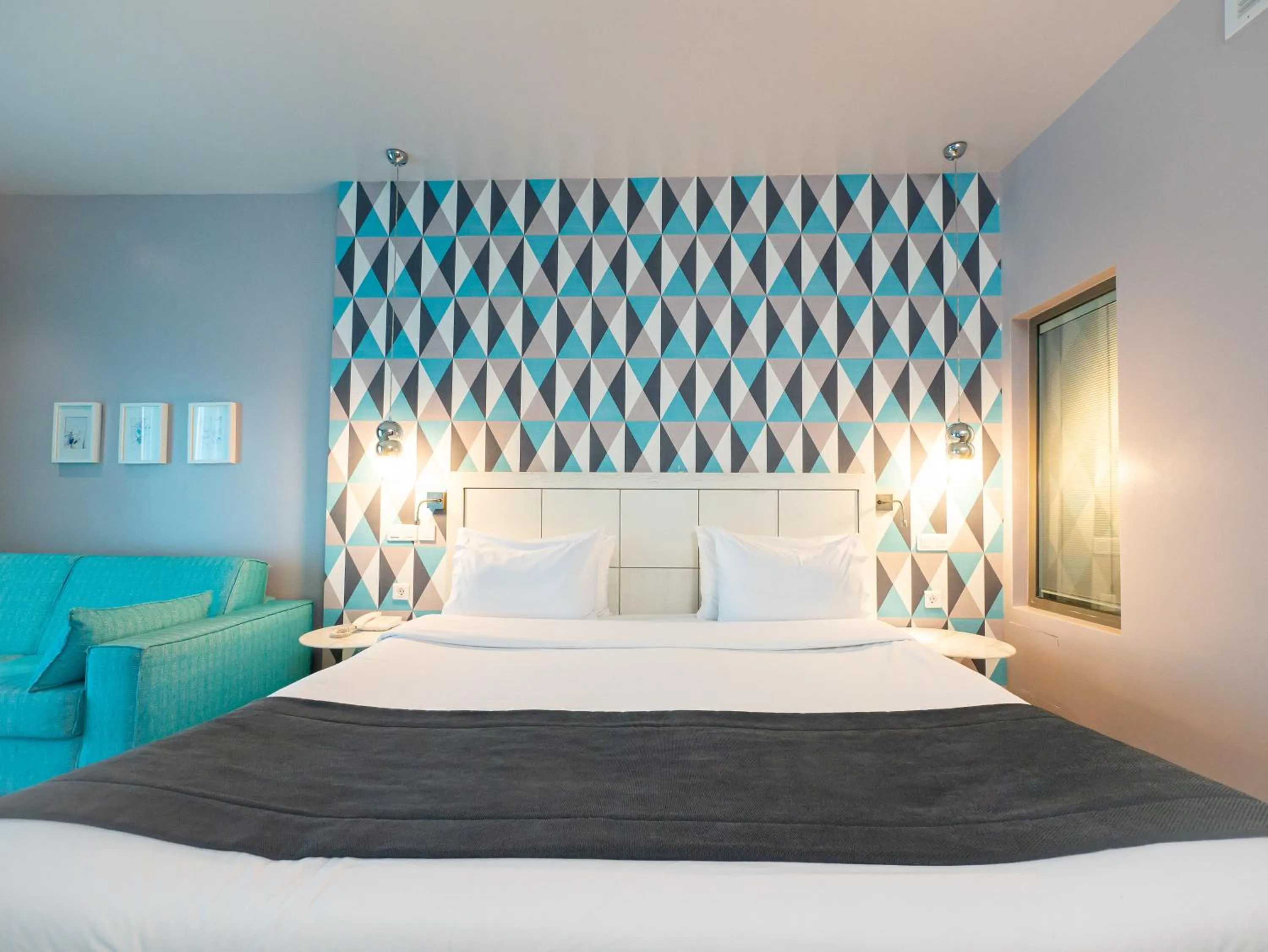 Bed in Golden Star City Resort