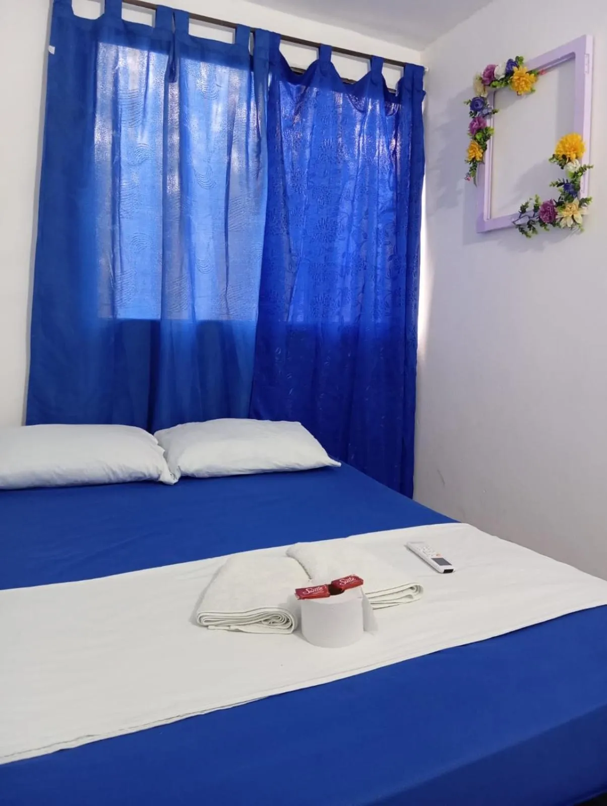 Bed in Hotel Palma Azul Coveñas