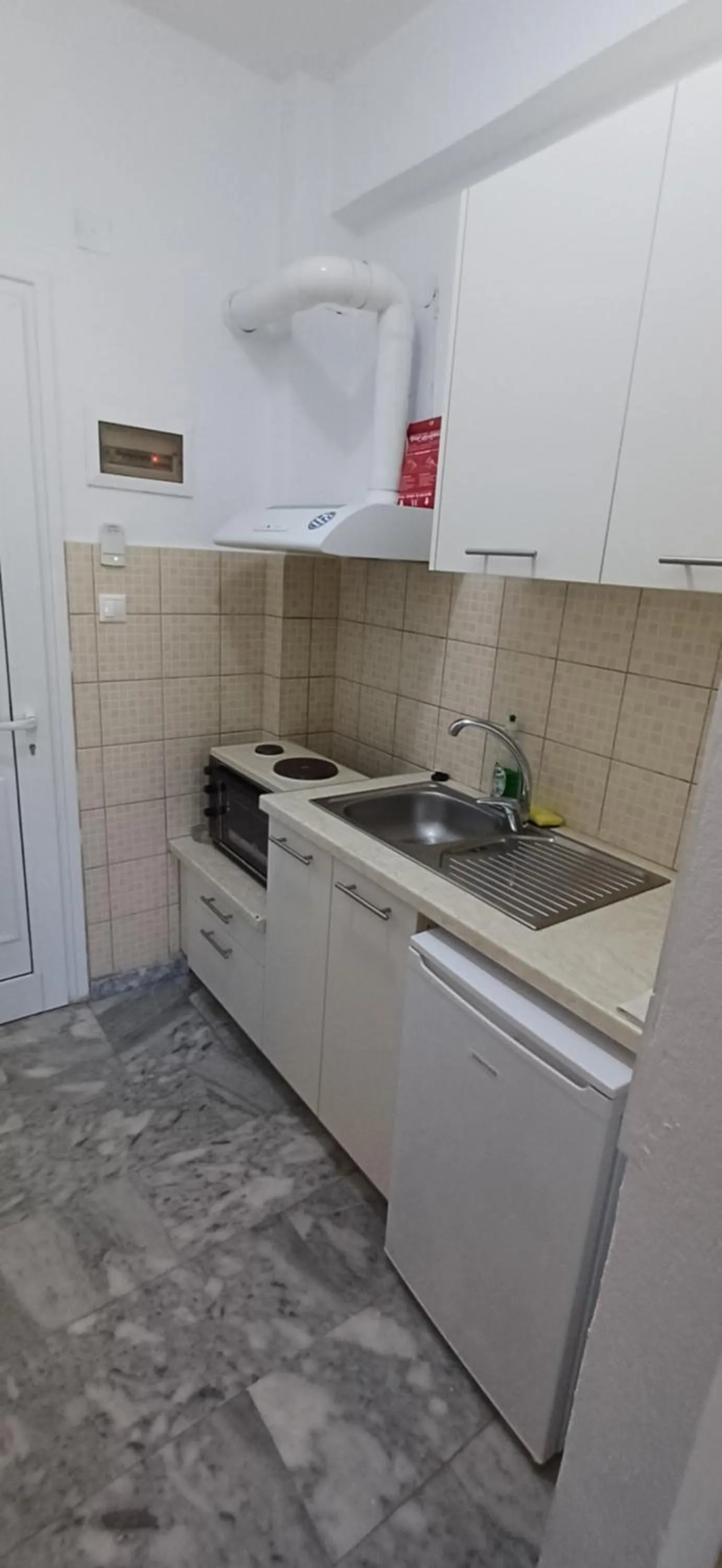 Kitchen or kitchenette in Villa Kavourakia