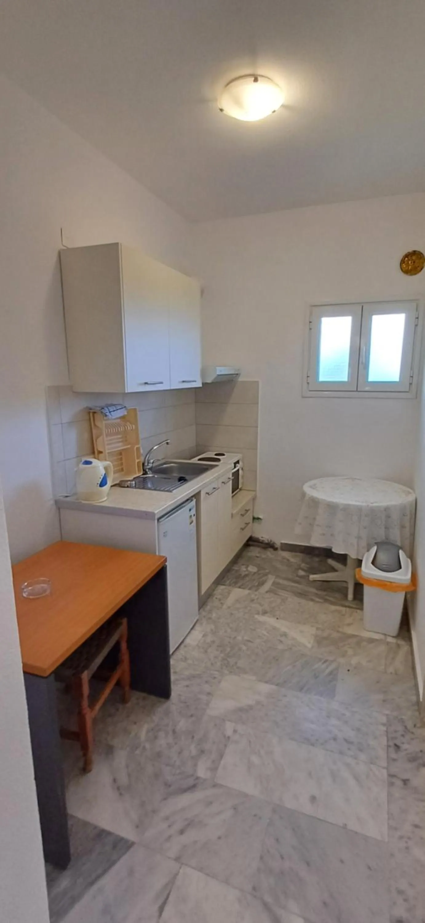 Kitchen or kitchenette in Villa Kavourakia