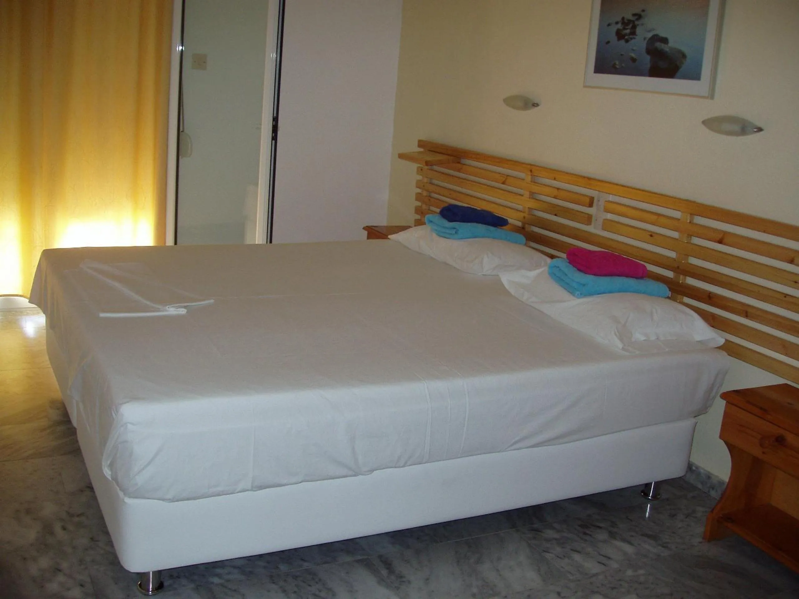 Bed in Villa Kavourakia