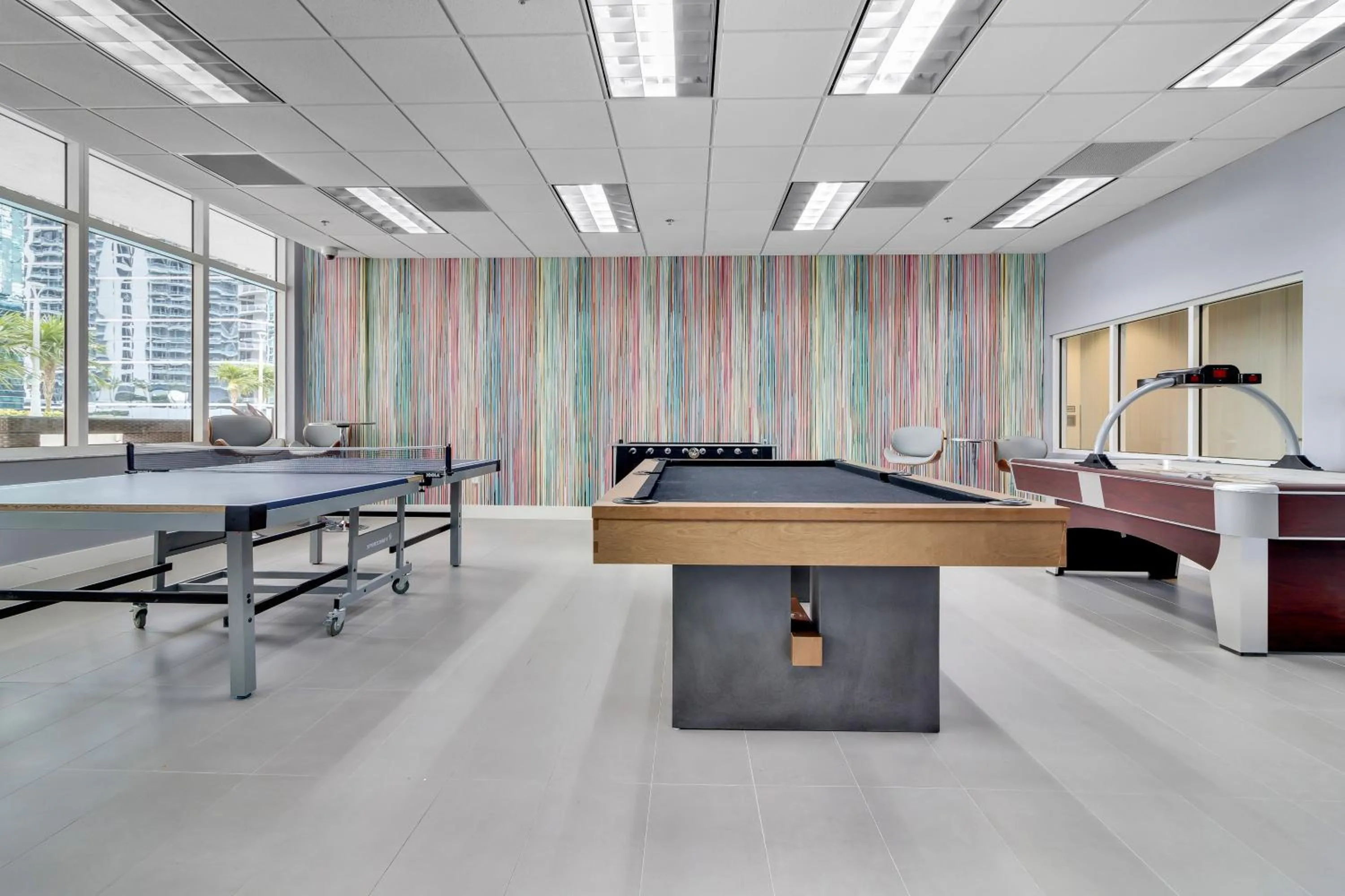 Billiard in The Club at Brickell Bay Luxury Suites