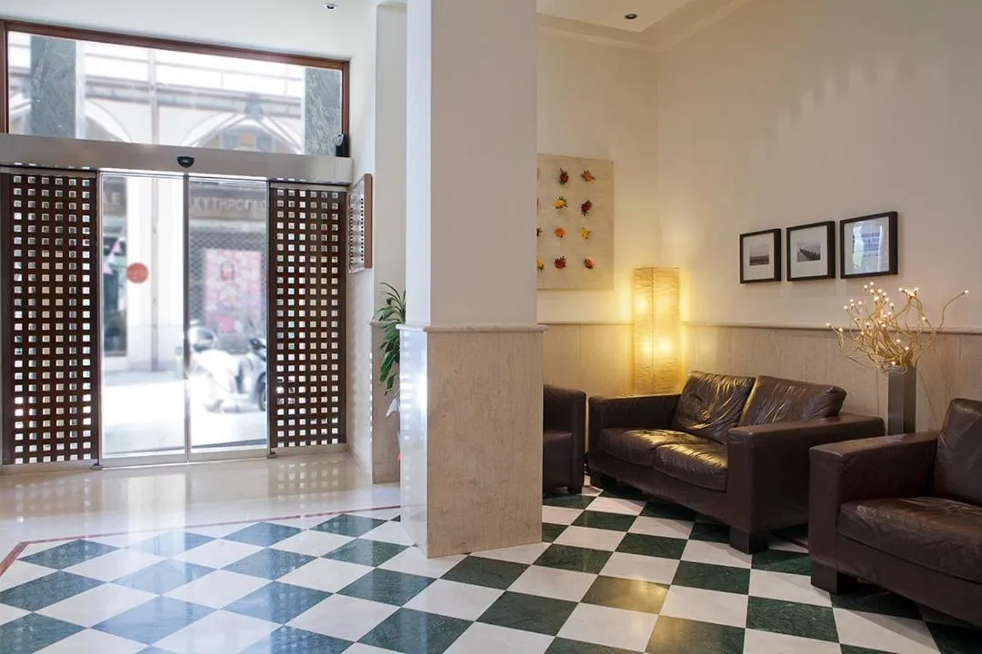 Lobby or reception in Plaka Hotel
