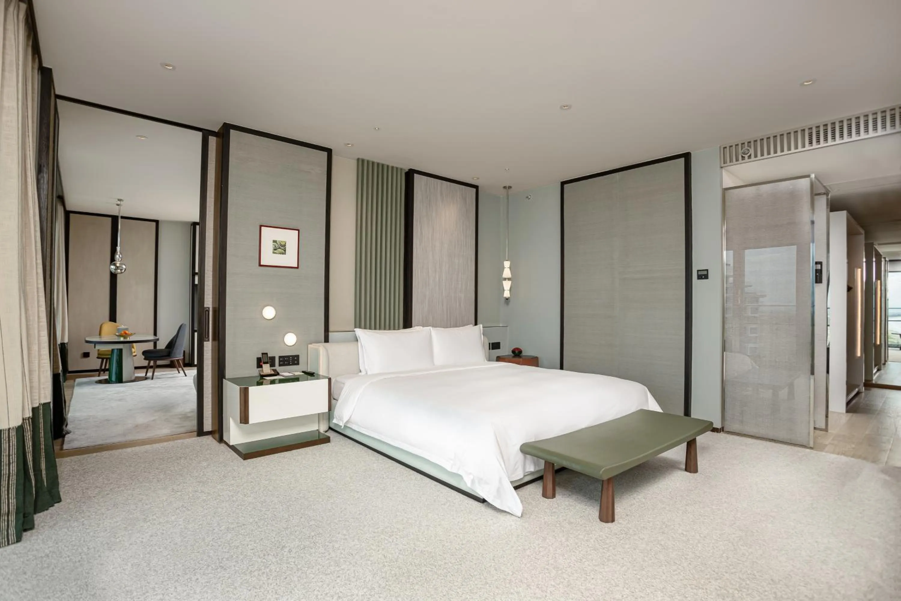 Bedroom, Bed in New World Hoiana Beach Resort