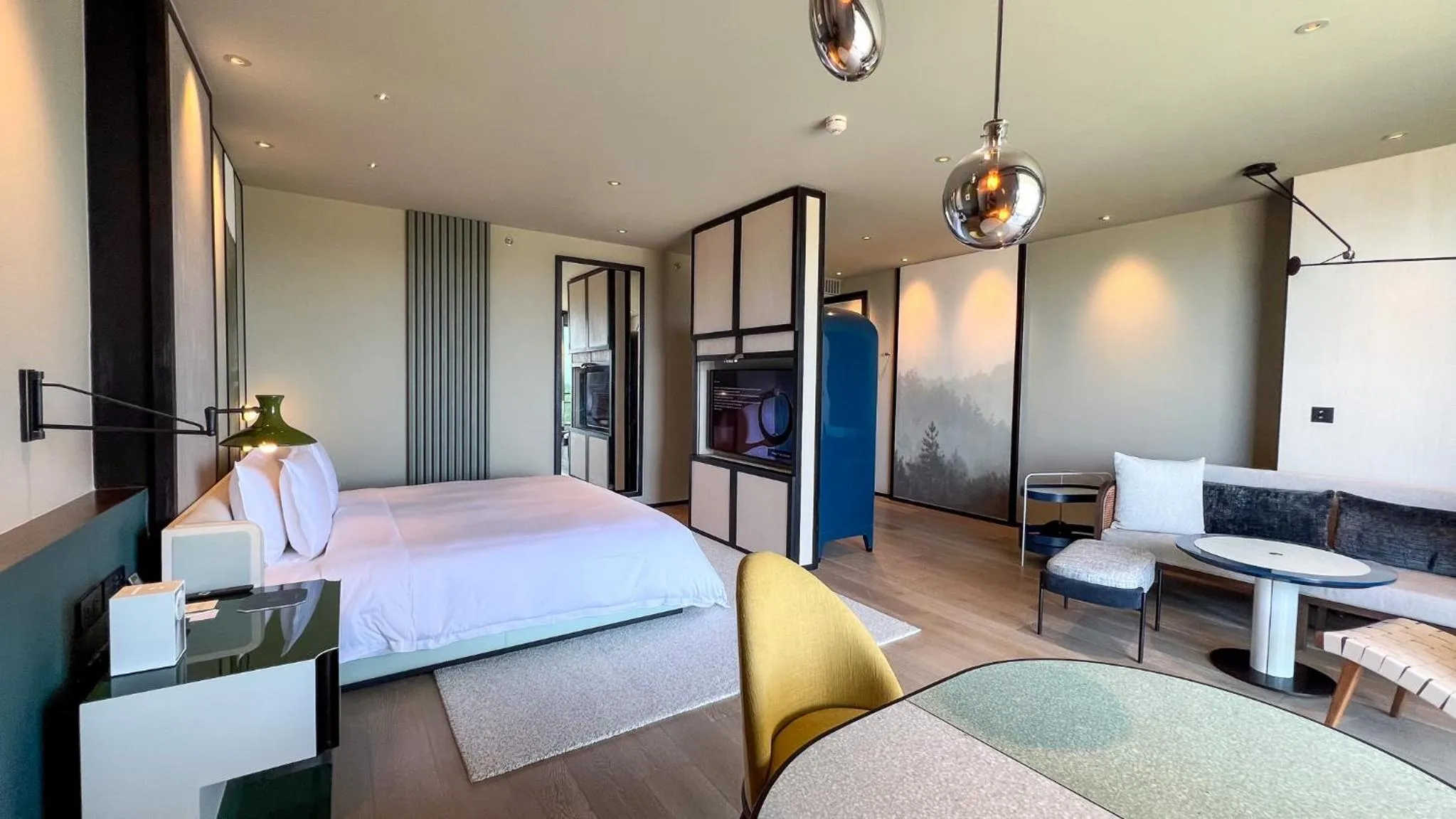 Bed in New World Hoiana Beach Resort