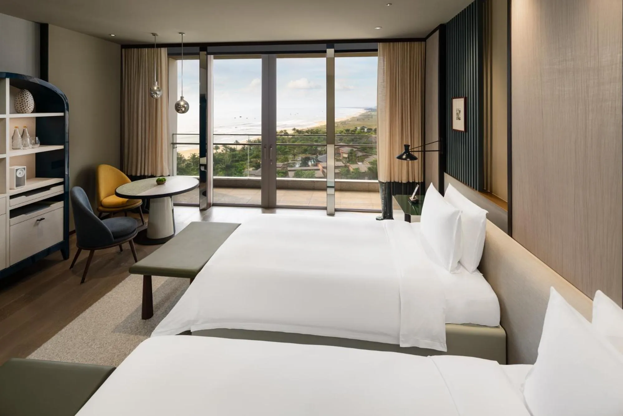 Bedroom, Bed in New World Hoiana Beach Resort