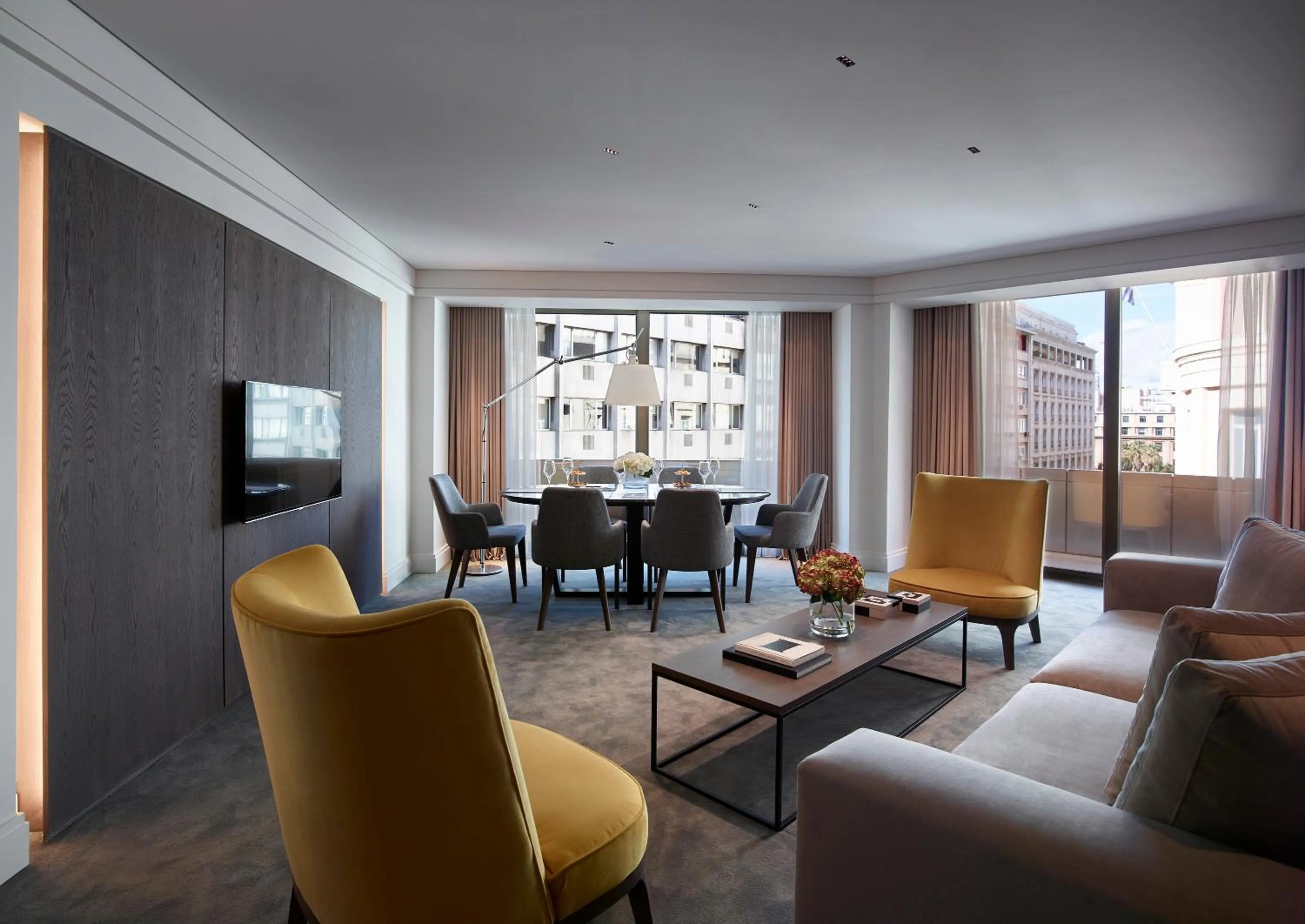 Living room in NJV Athens Plaza