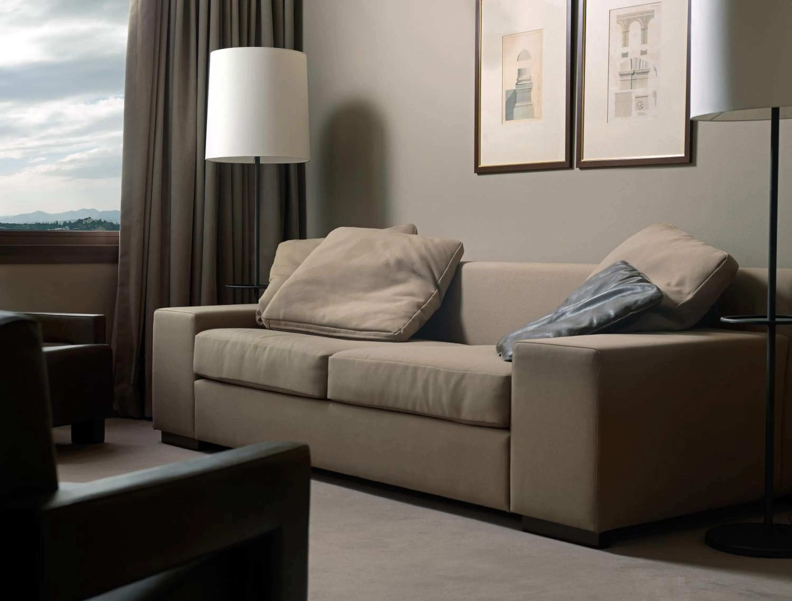 Living room in NJV Athens Plaza