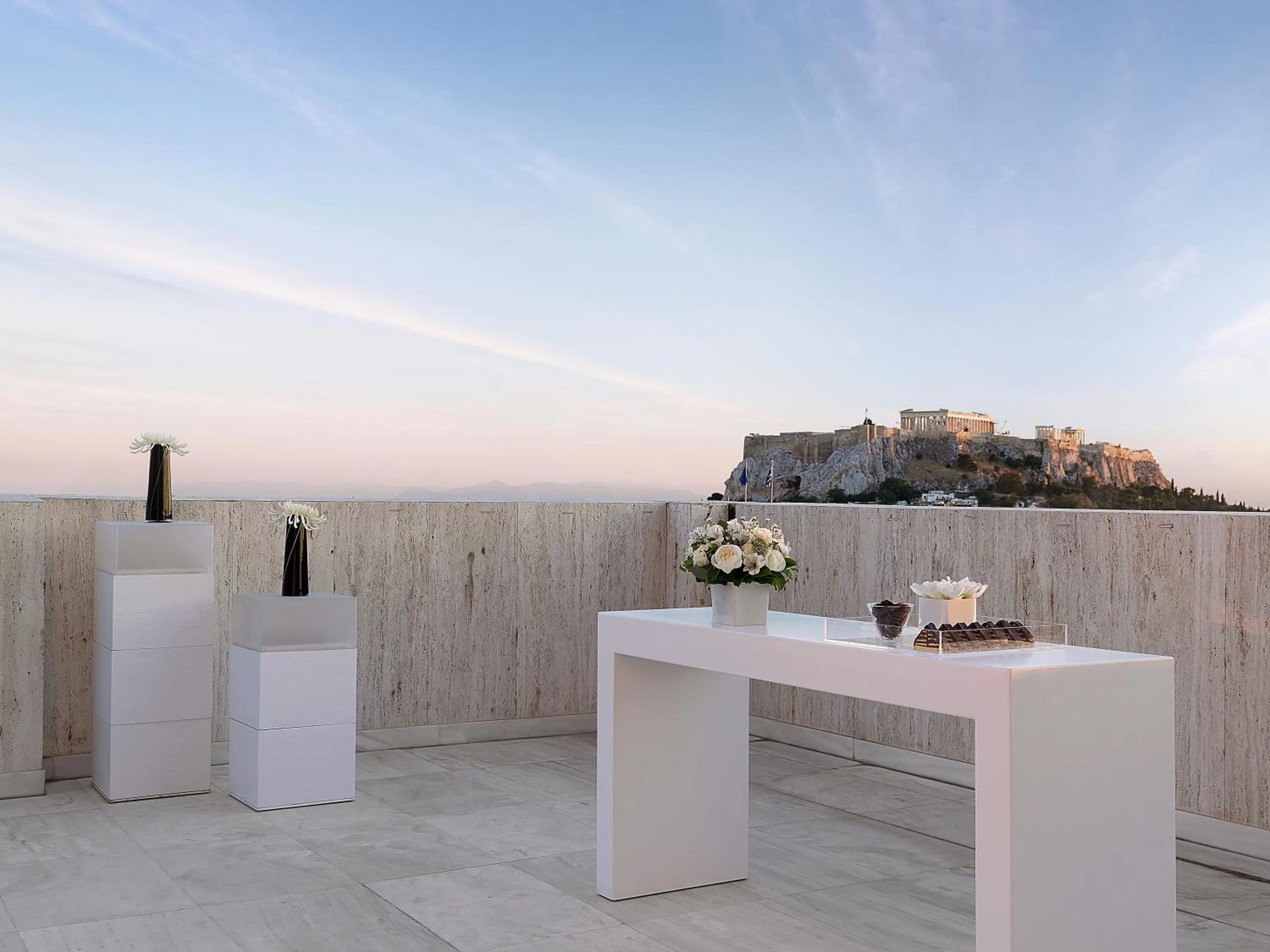 Natural landscape in NJV Athens Plaza