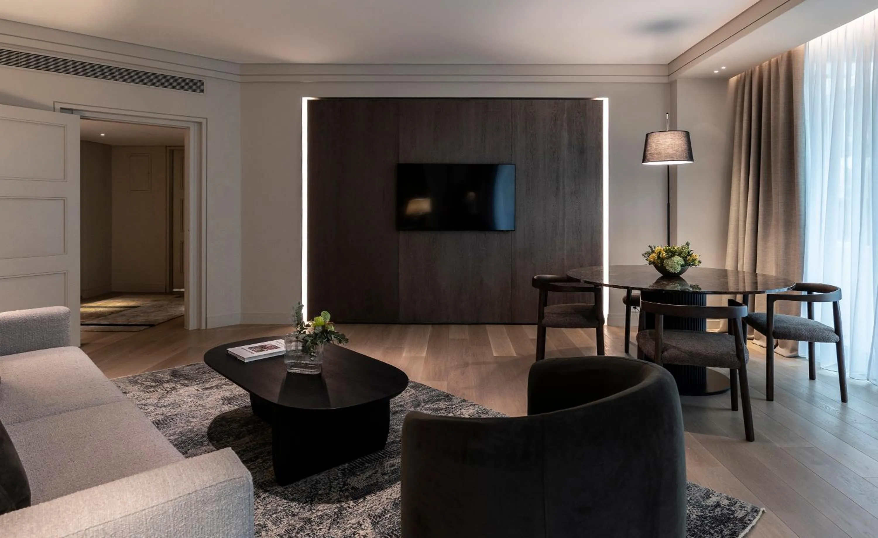 Living room in NJV Athens Plaza