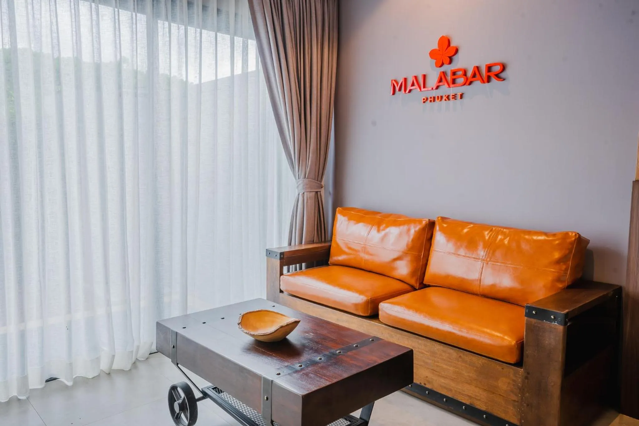 Seating area in Malabar Pool Villa Phuket