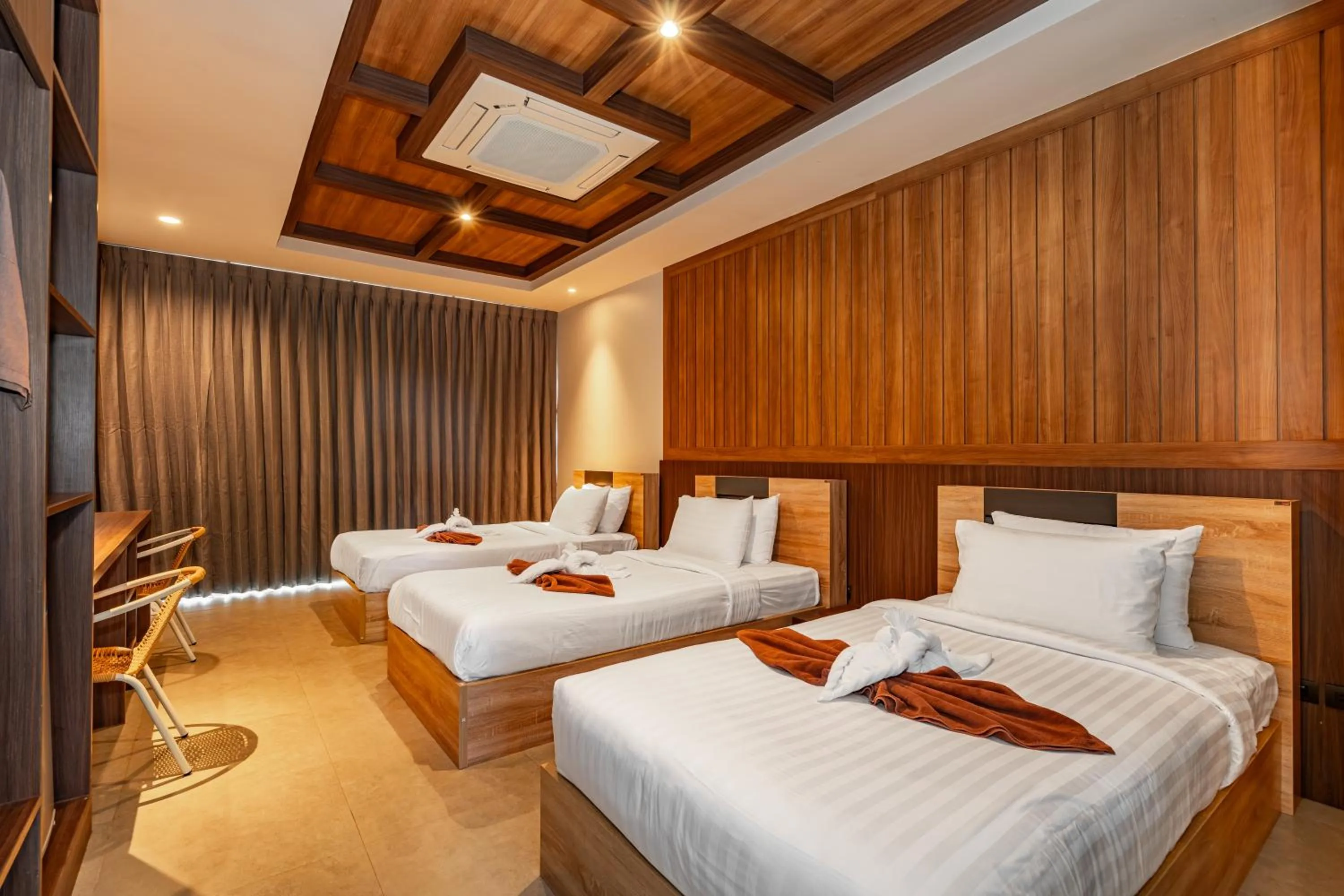 Bed in Malabar Pool Villa Phuket