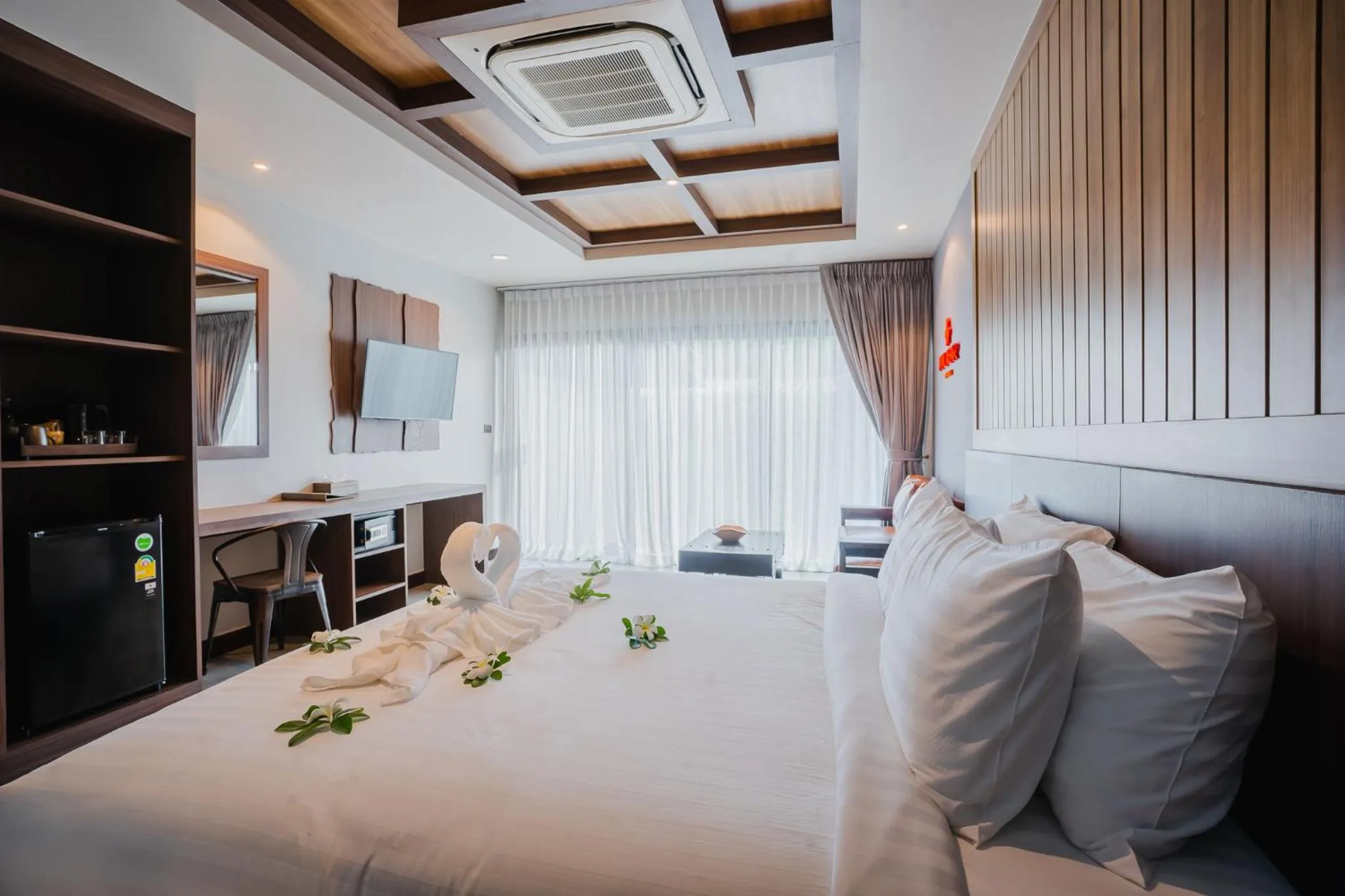 Bedroom, Bed in Malabar Pool Villa Phuket