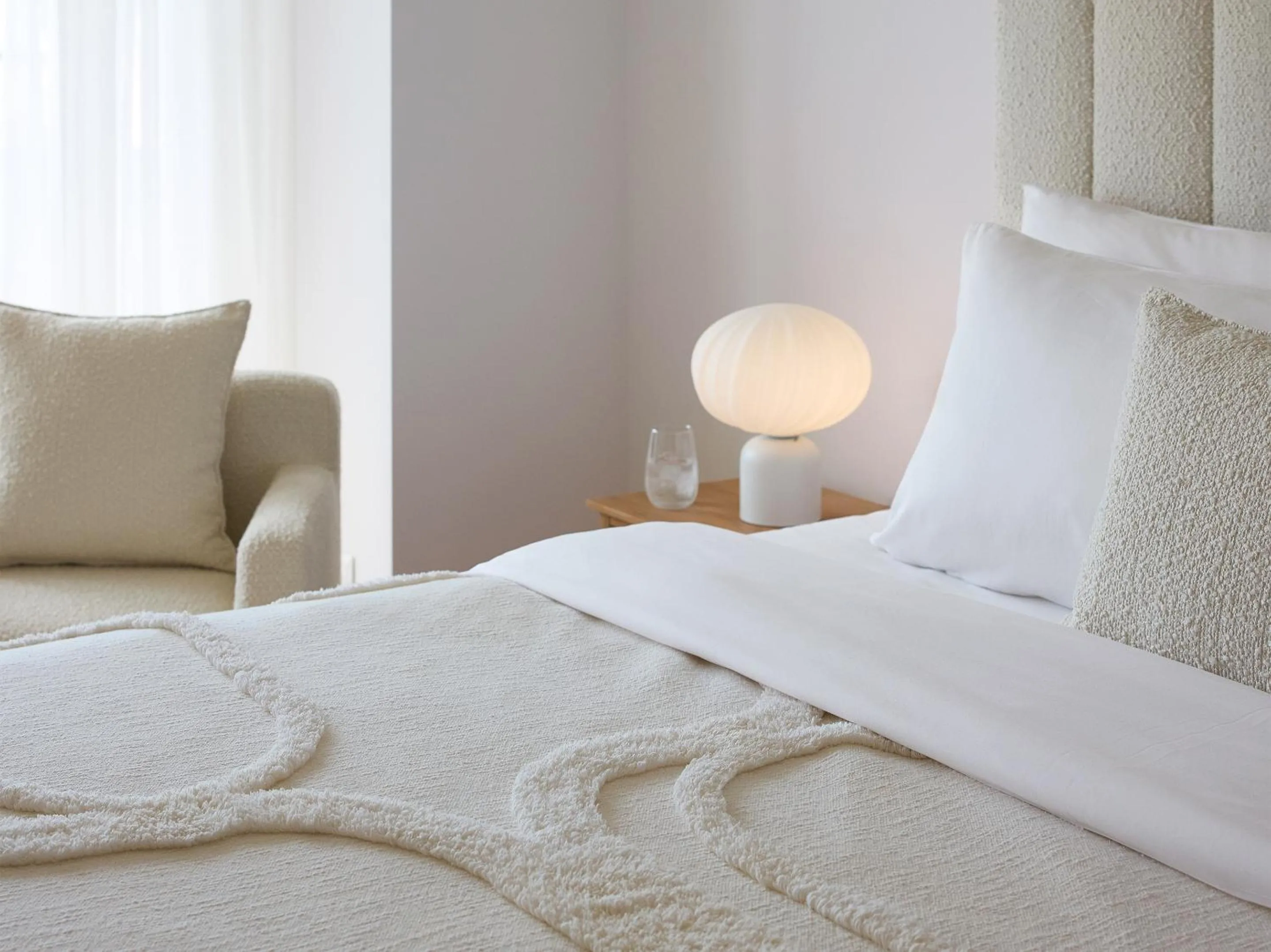 Bed in Grecotel Filoxenia