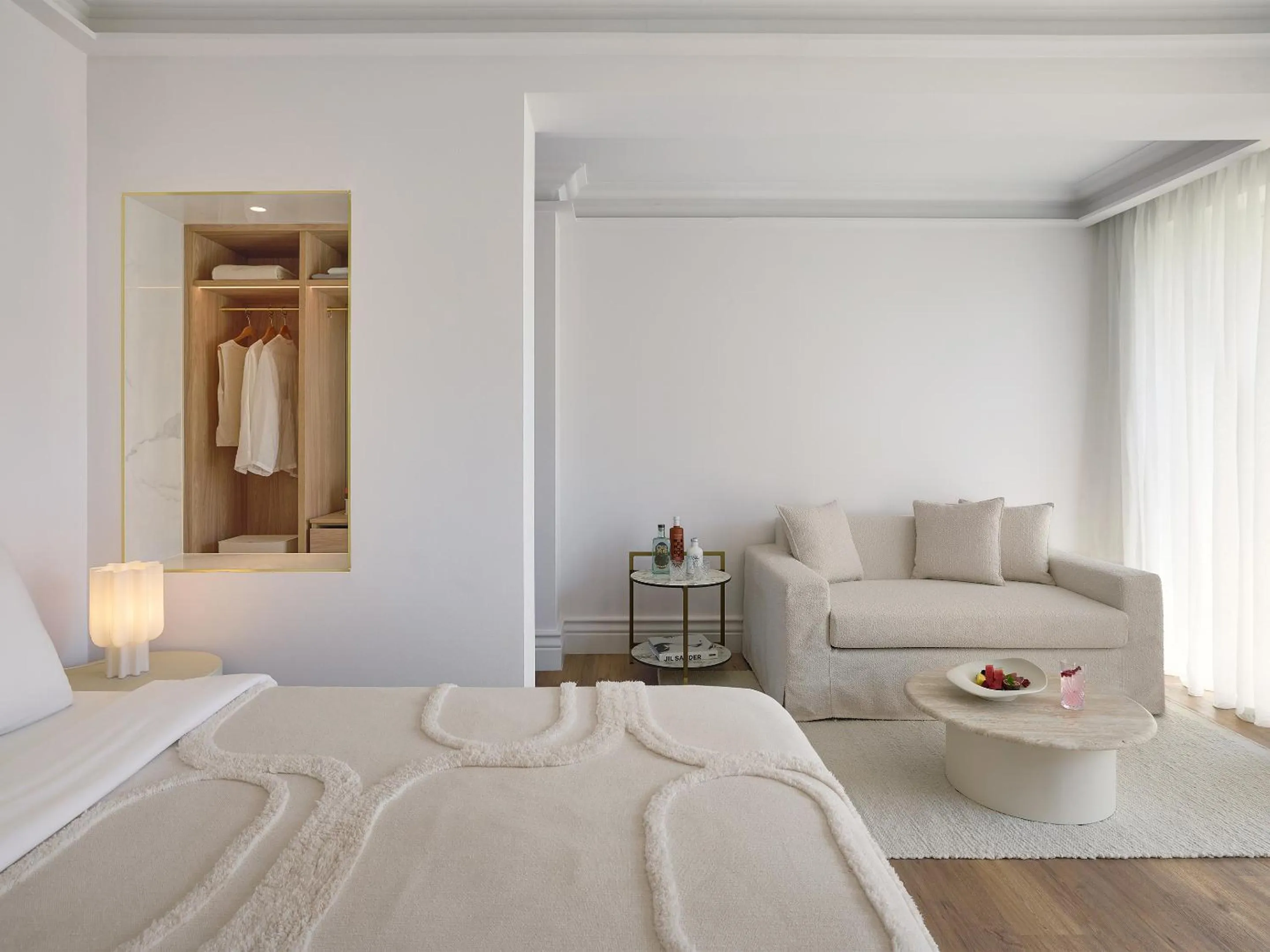 Bed in Grecotel Filoxenia