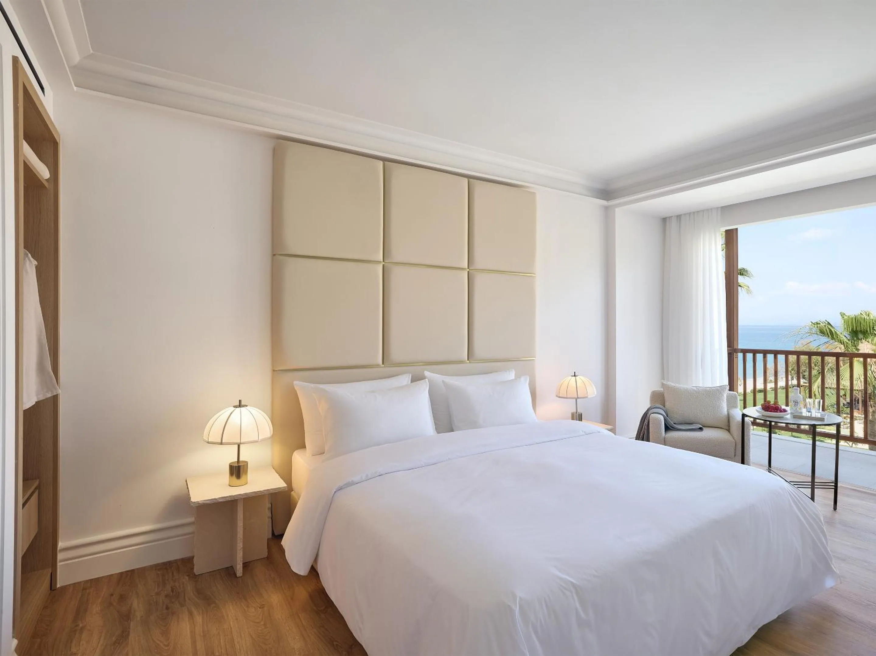 Bed in Grecotel Filoxenia