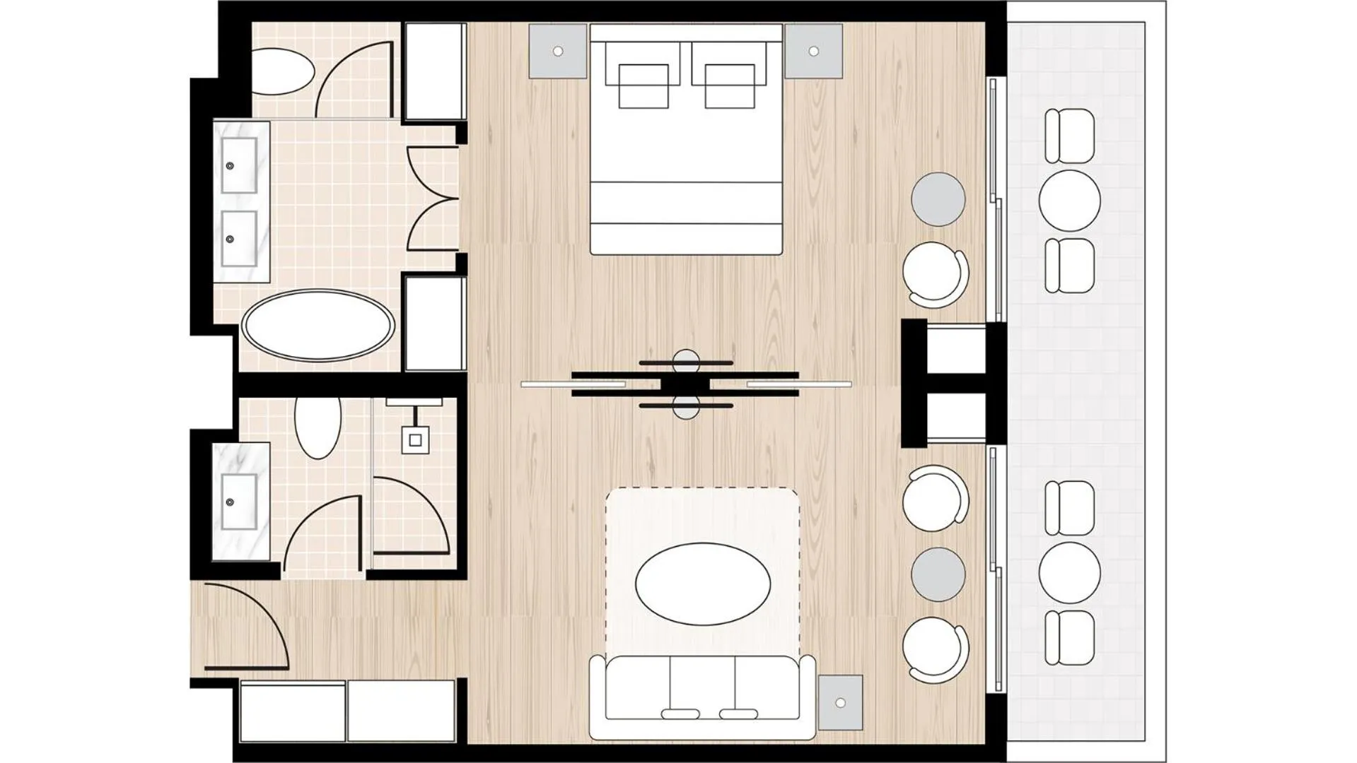 Floor plan in Grecotel Filoxenia