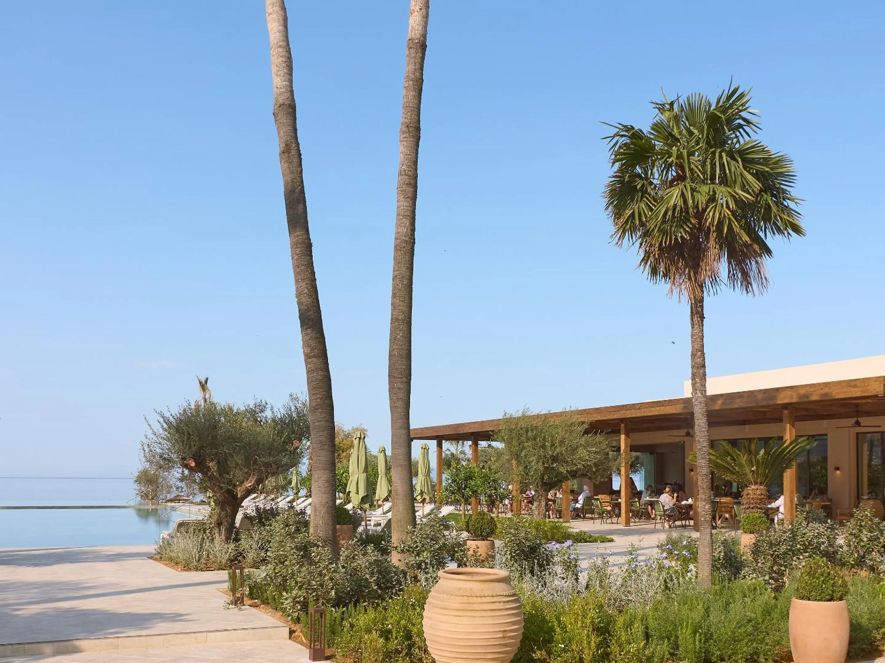 Dining area in Grecotel Filoxenia