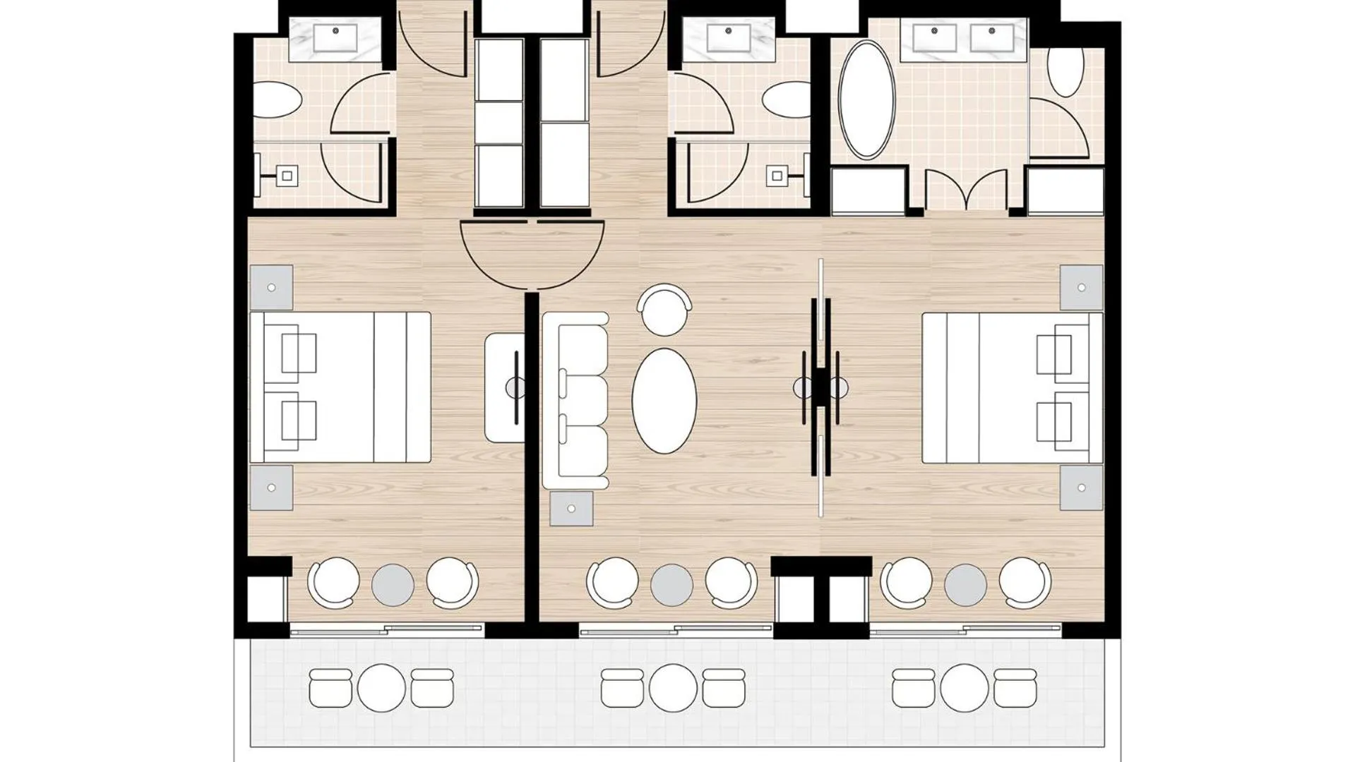 Floor plan in Grecotel Filoxenia