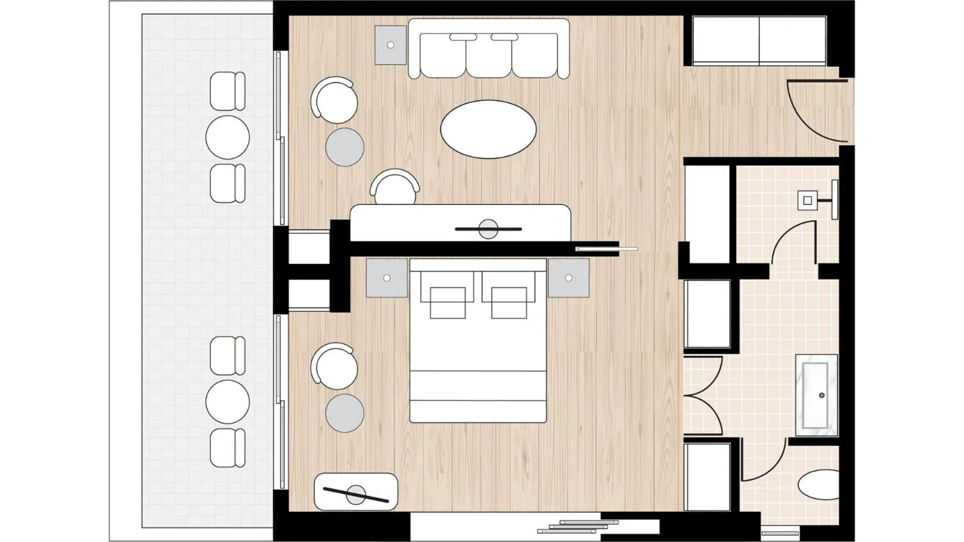 Floor plan in Grecotel Filoxenia