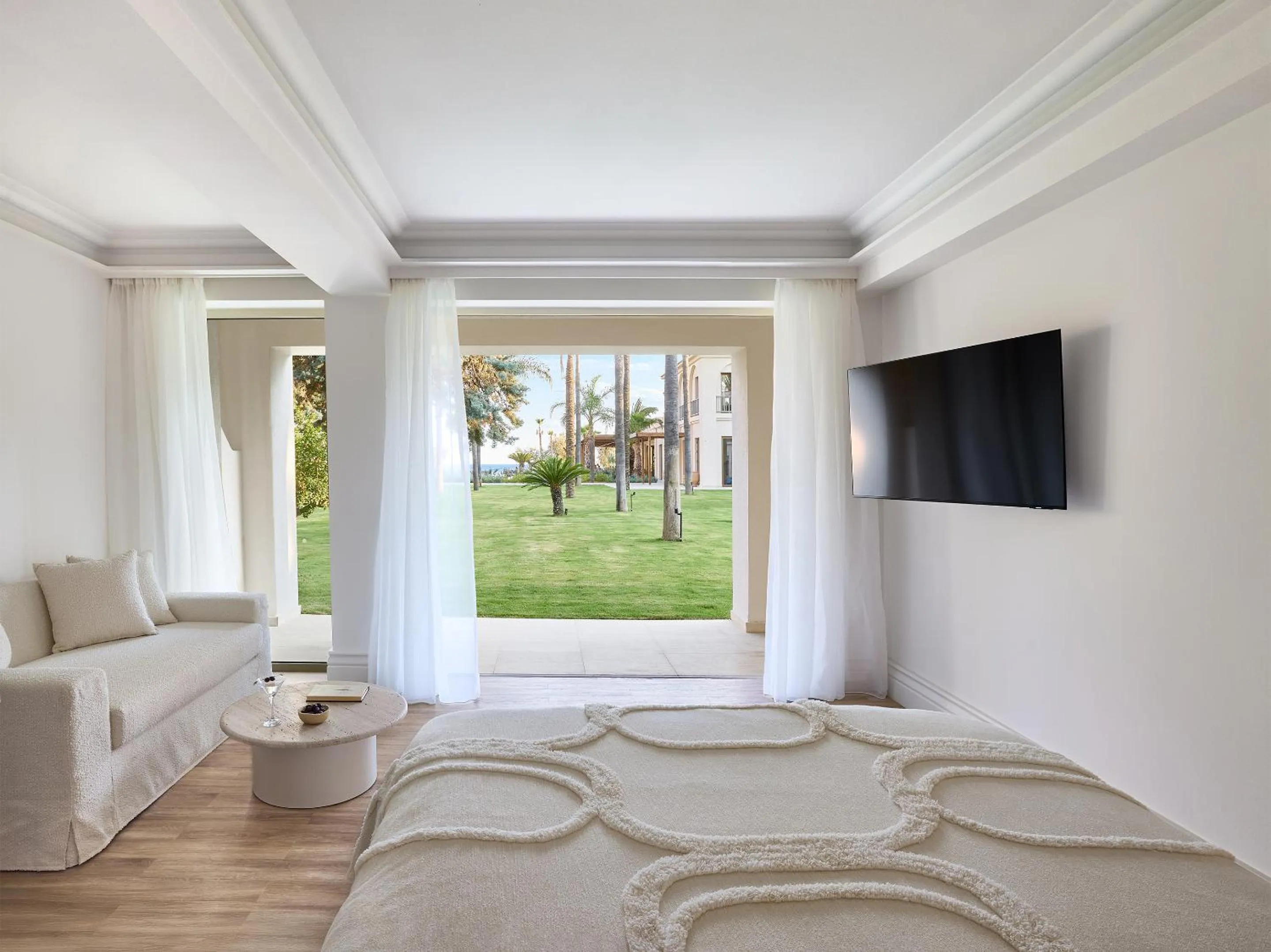 Bed in Grecotel Filoxenia