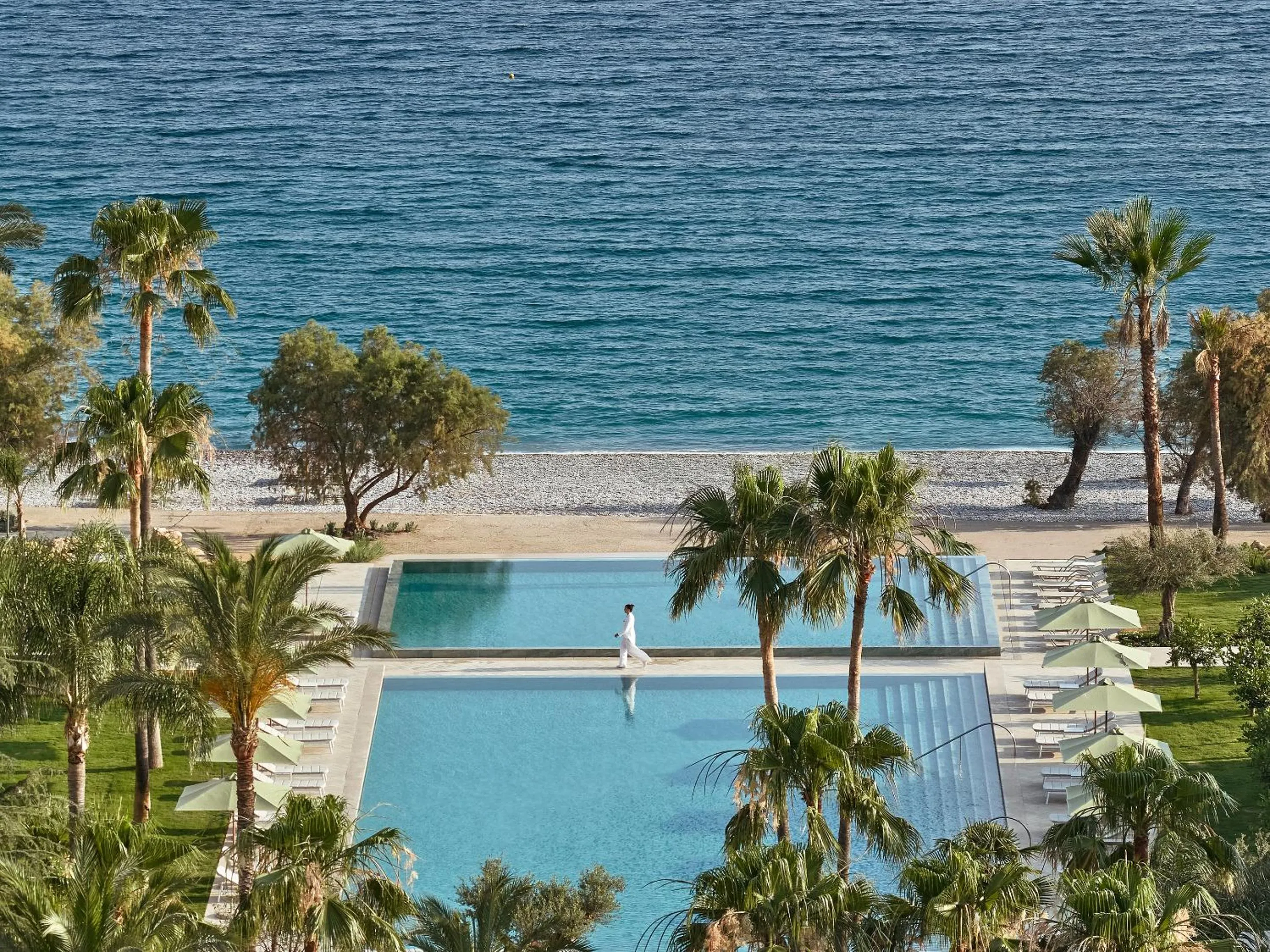Pool view in Grecotel Filoxenia