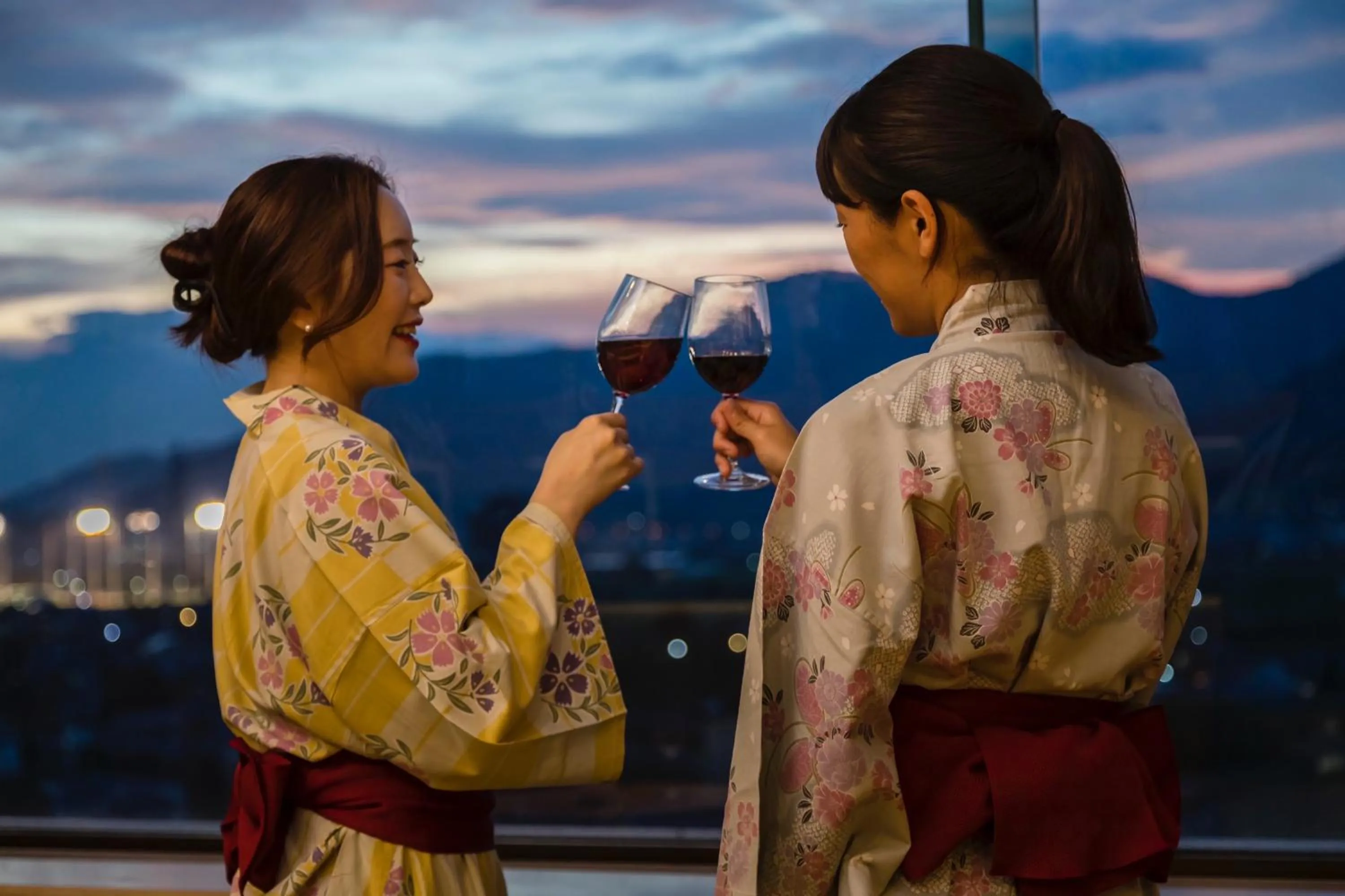 Lounge or bar in Japanese Onsen Ryokan Kohakuen