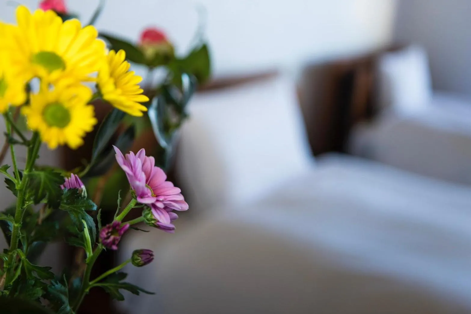 Bed in Japanese Onsen Ryokan Kohakuen