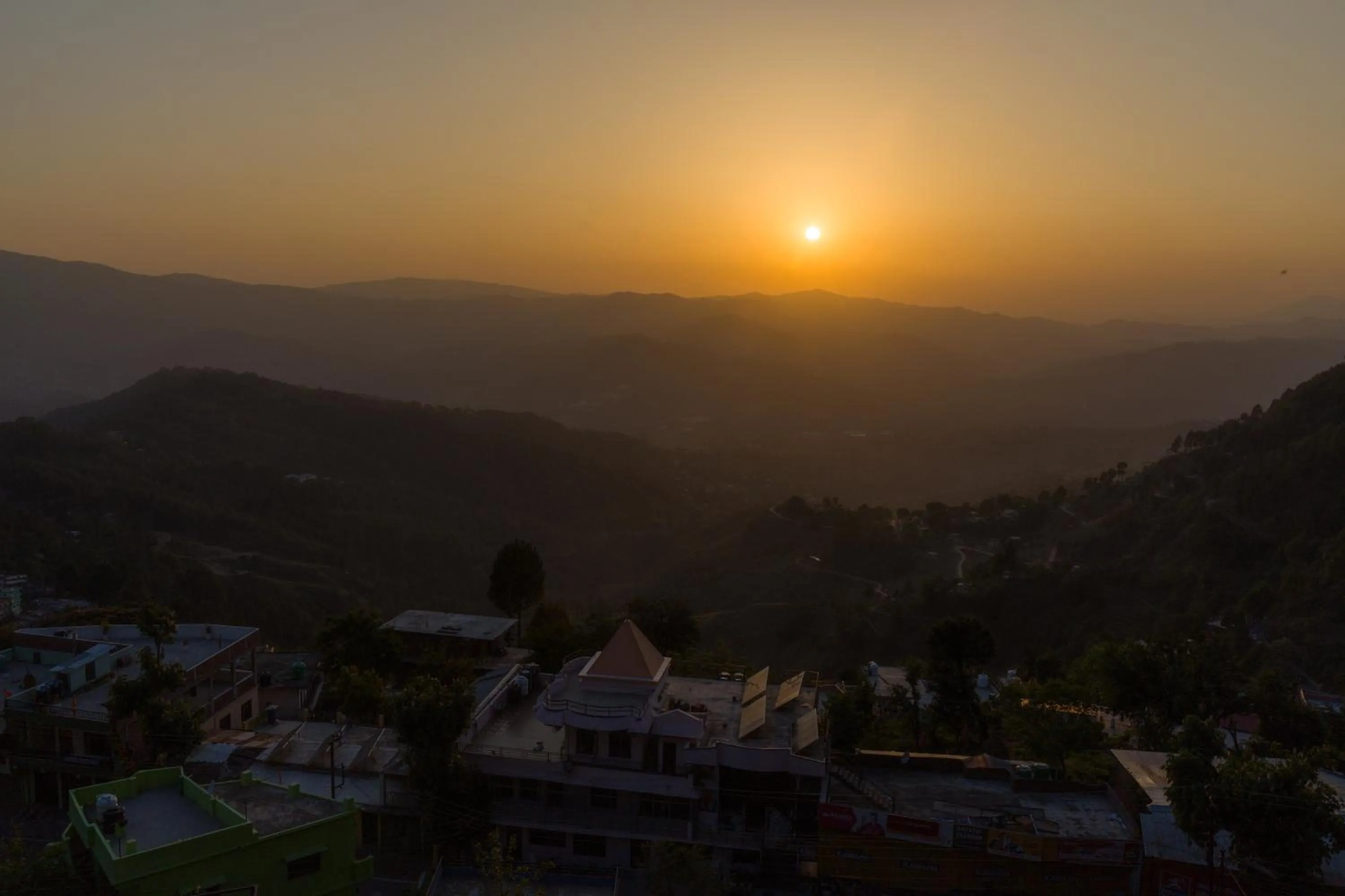 Sunset in The Hill Paradise