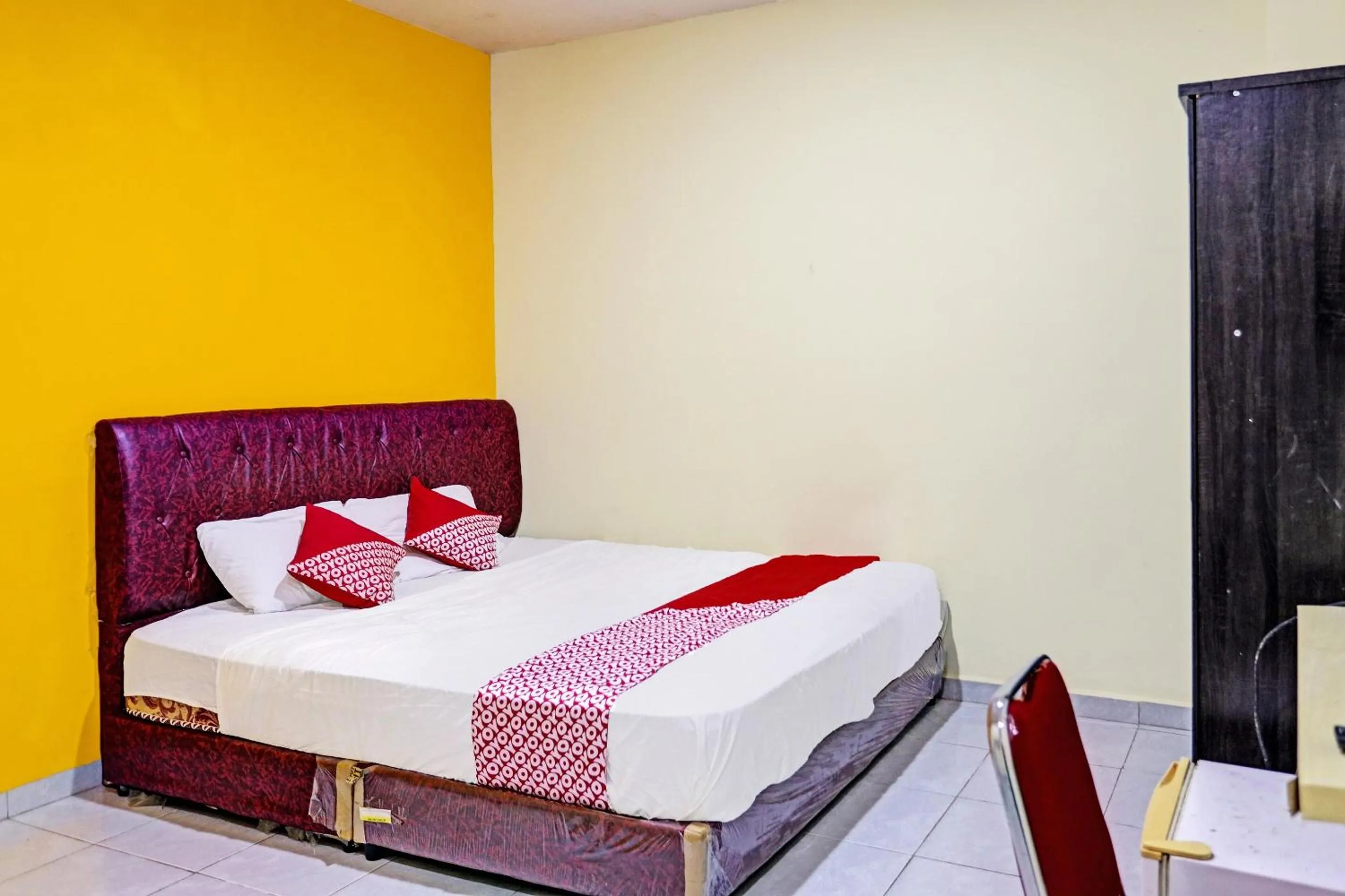 Bedroom, Bed in Hotel O New Town Syariah