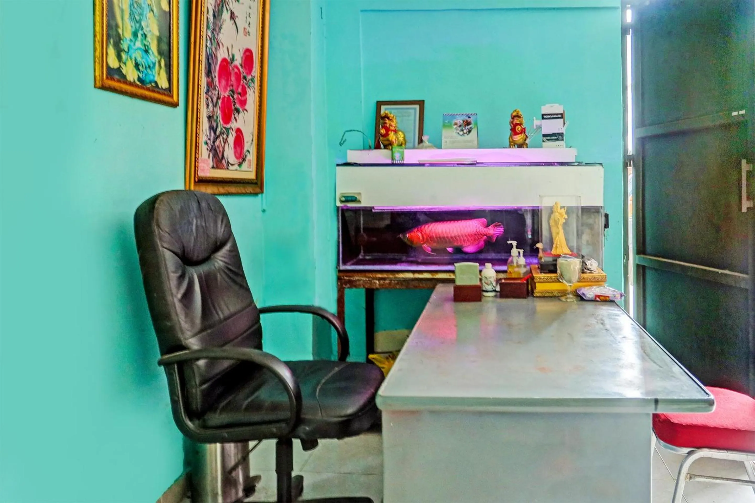 Lobby or reception in Hotel O New Town Syariah