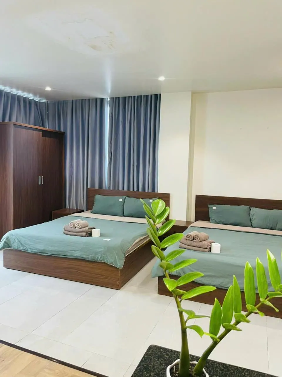 Bed in Stockholm Apartment